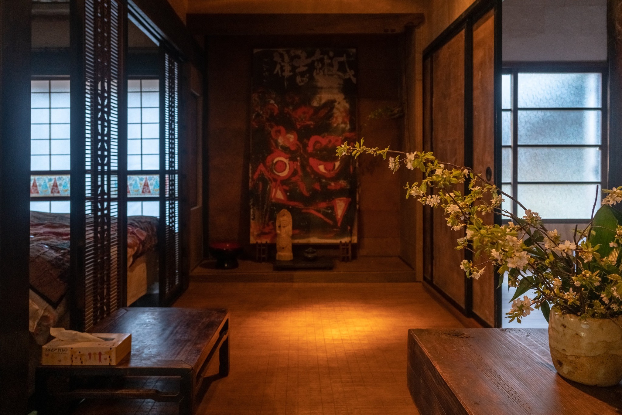 冬はおこたも用意します。