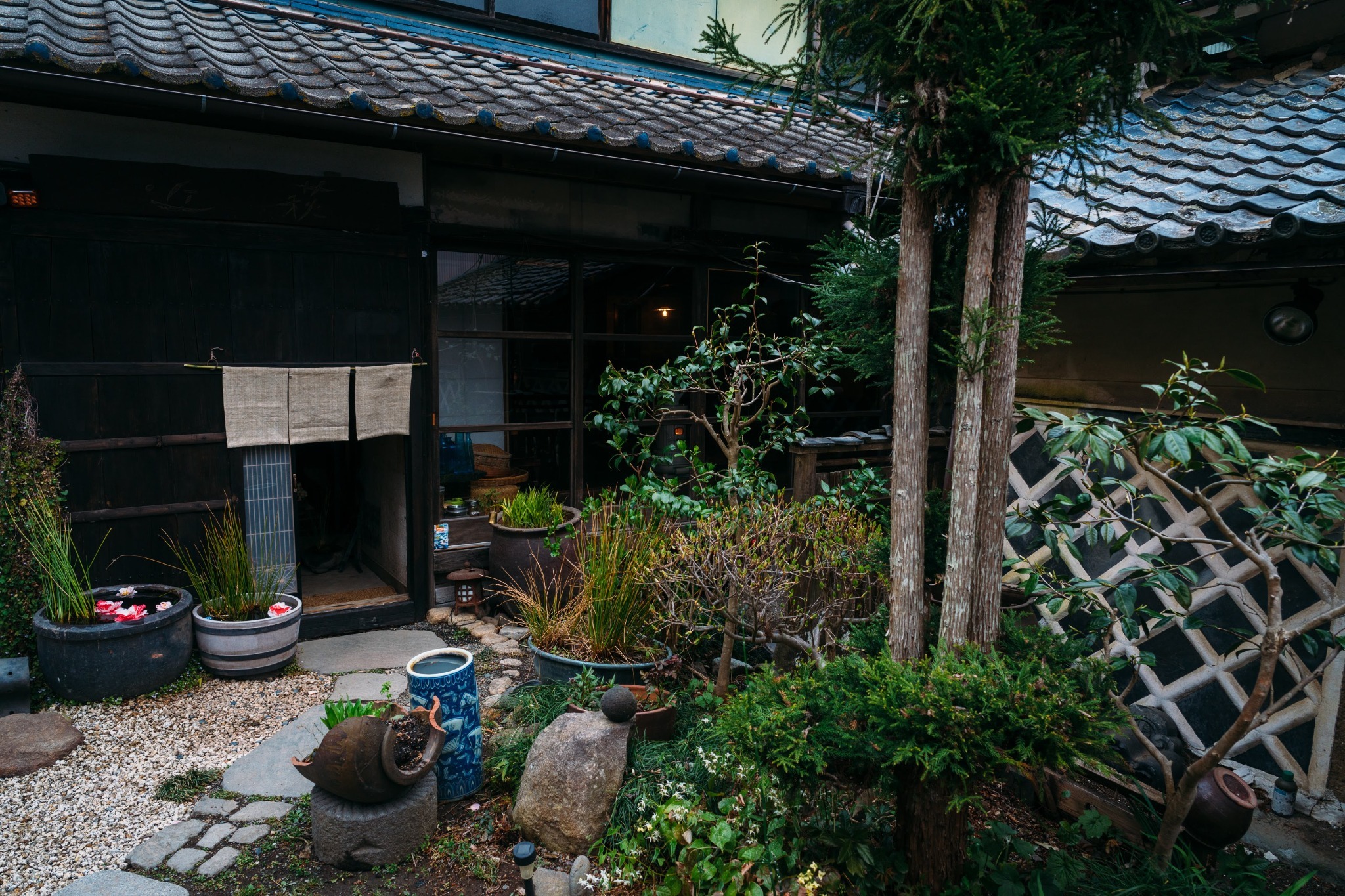 庭でくつろげます