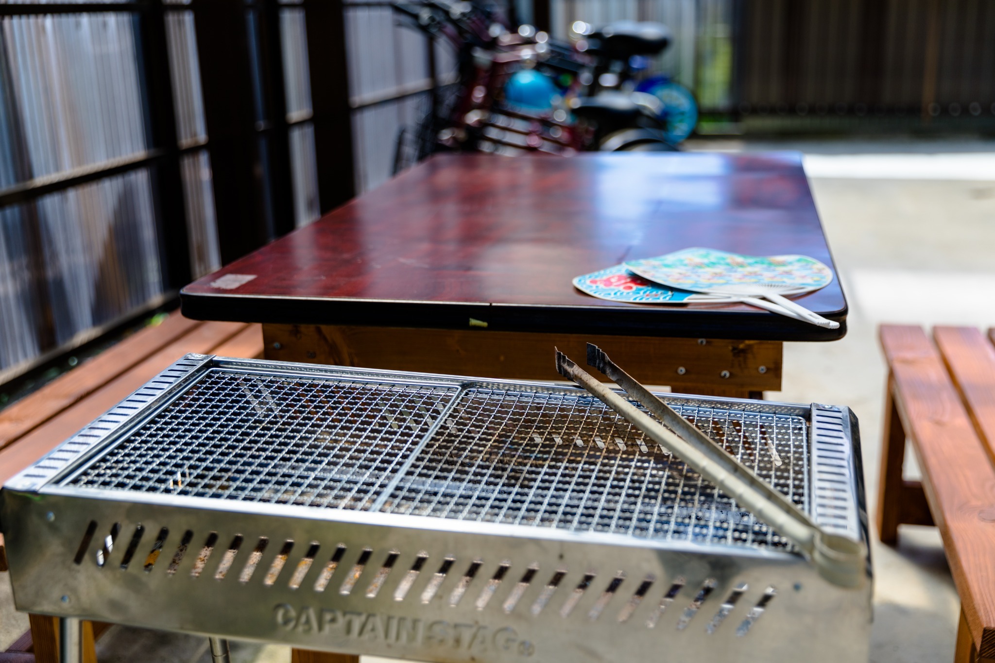 カーポート兼BBQエリア