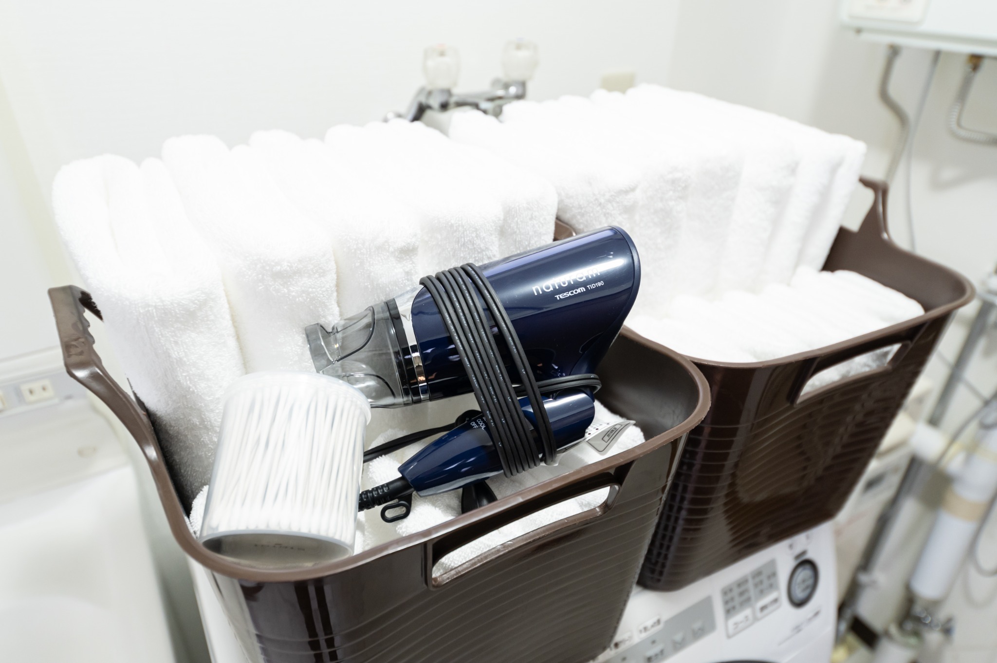 タオル、ドライヤー用意しています☆