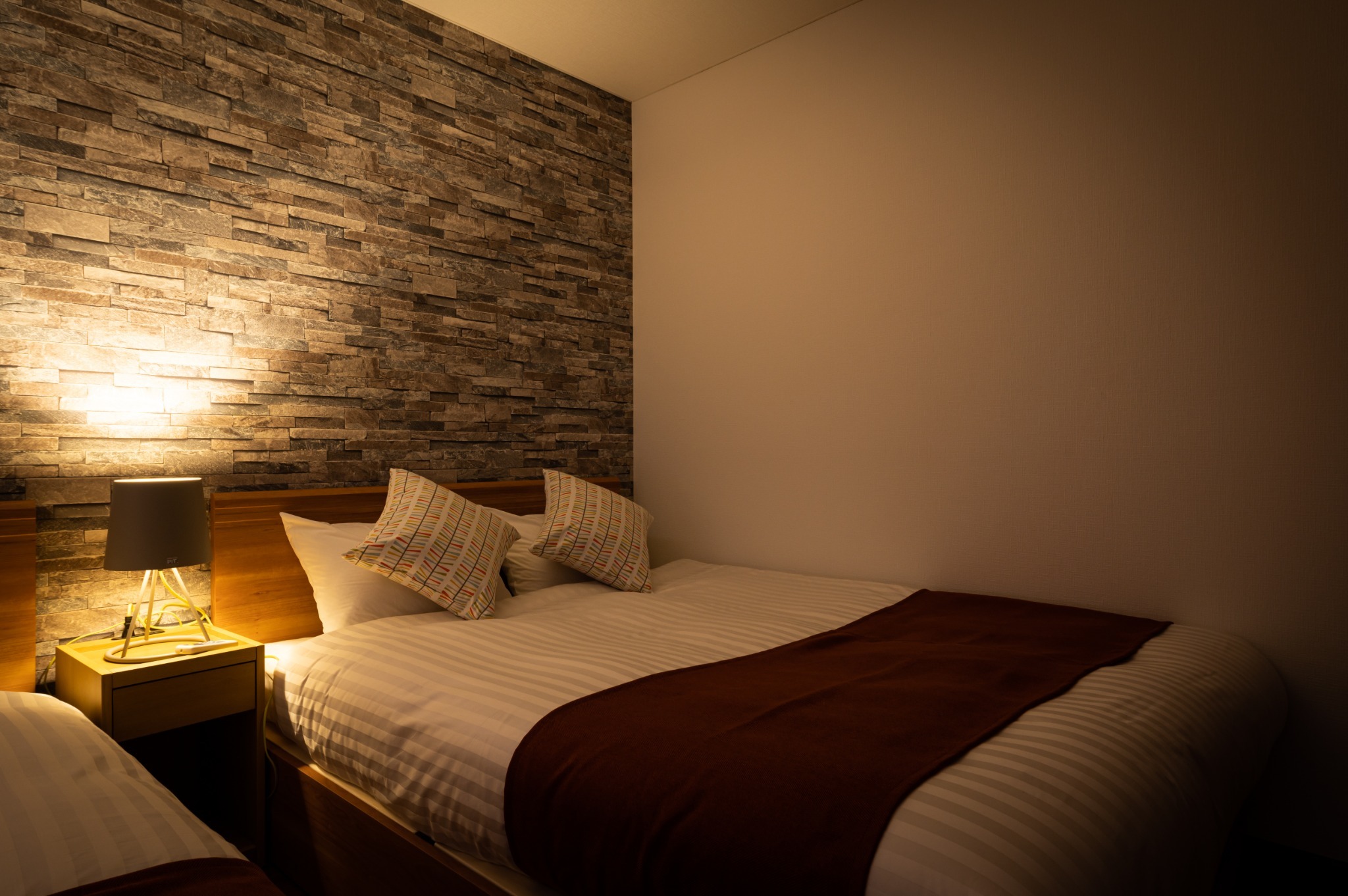 寝室にはベッド☆