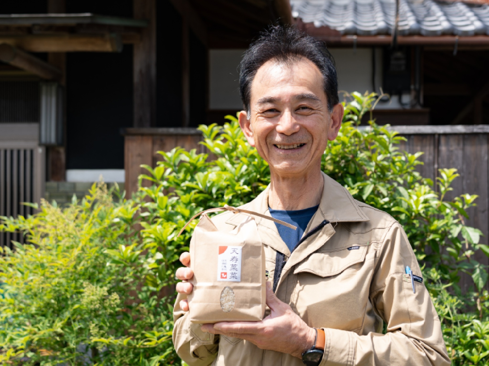 ・家族経営の農園ファームハウスNaNaで作った天寿菜菜米をぜひお召し上がりください