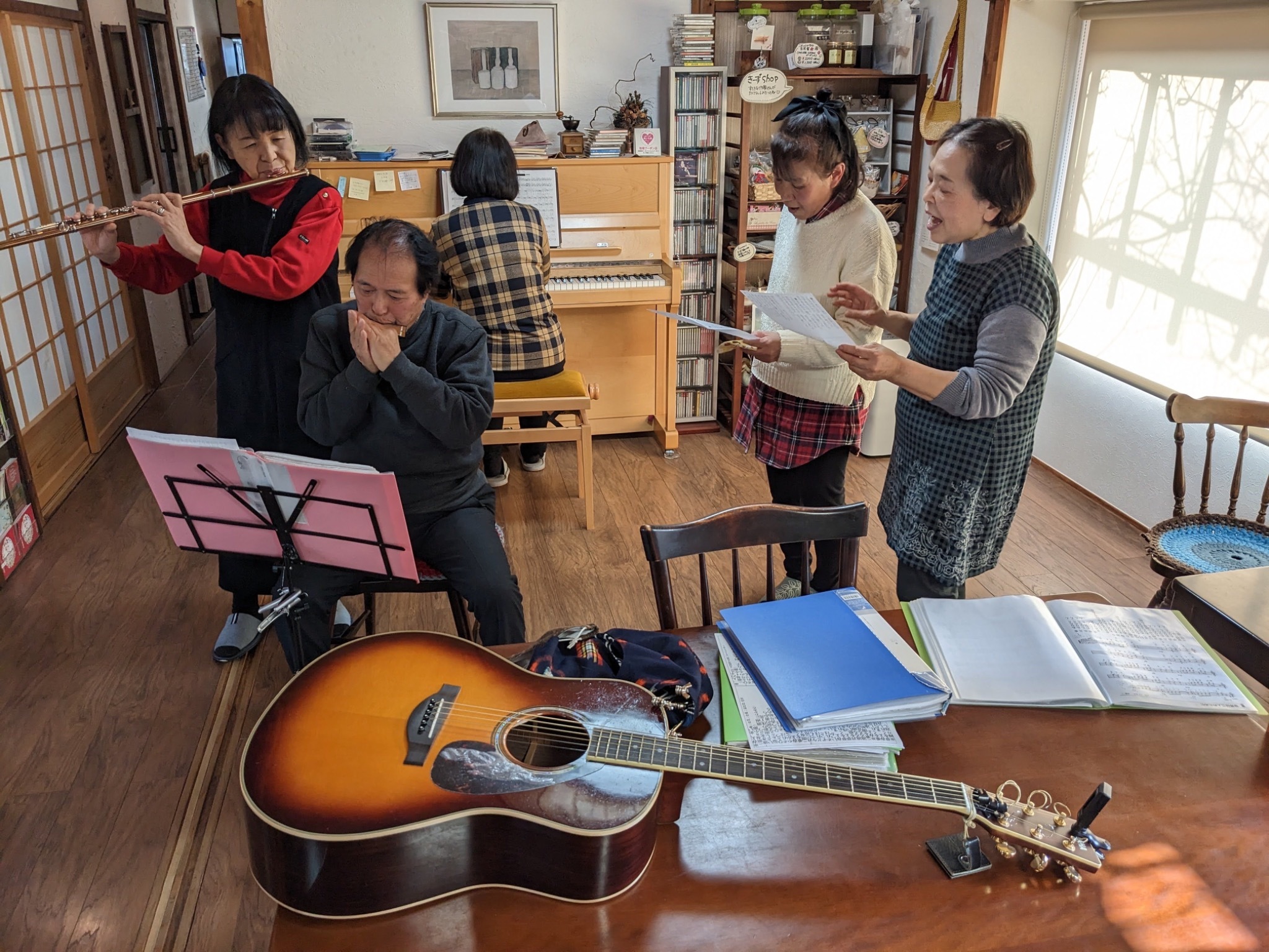 カフェでの音楽会