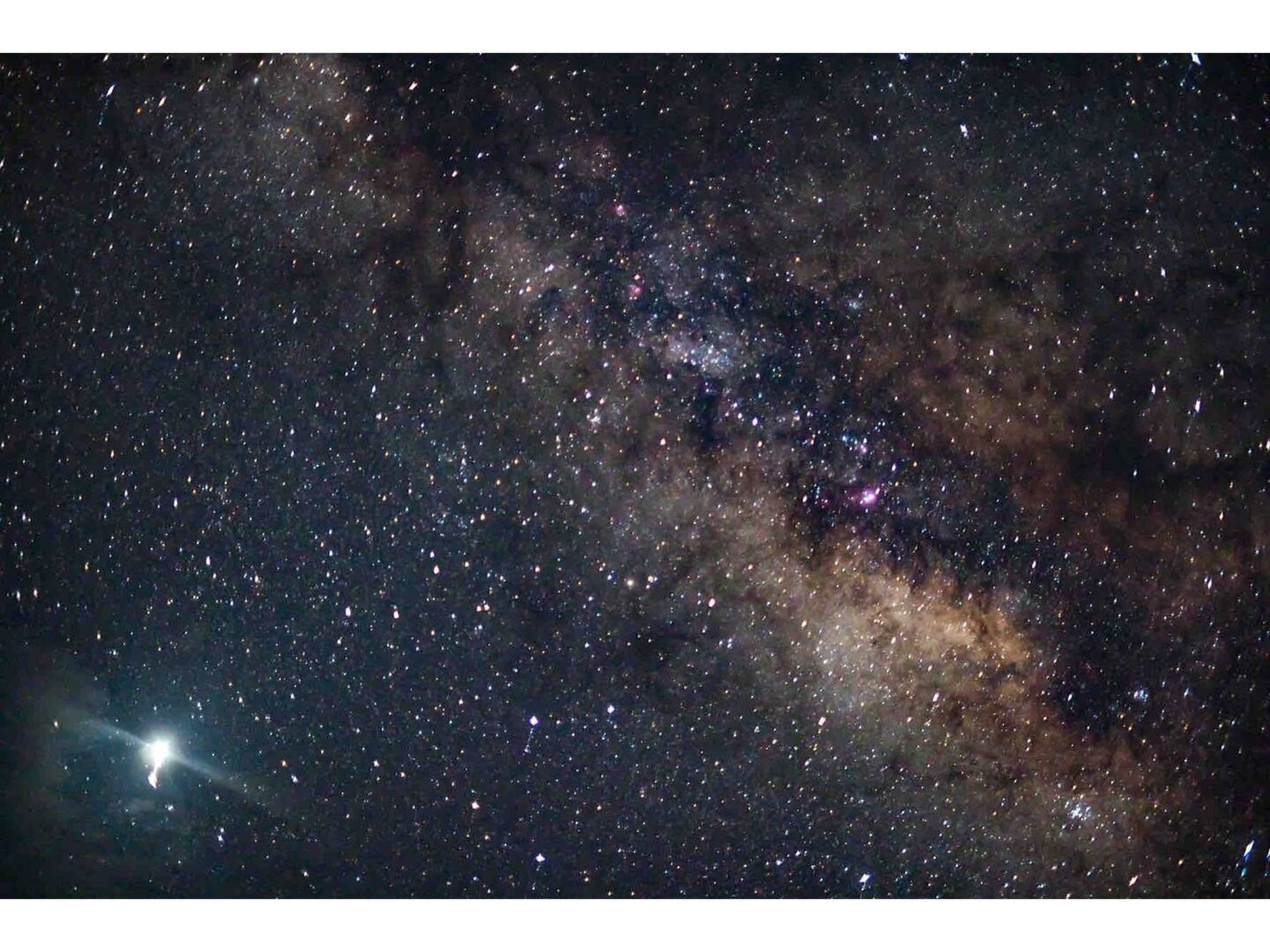 テラスから見た天の川