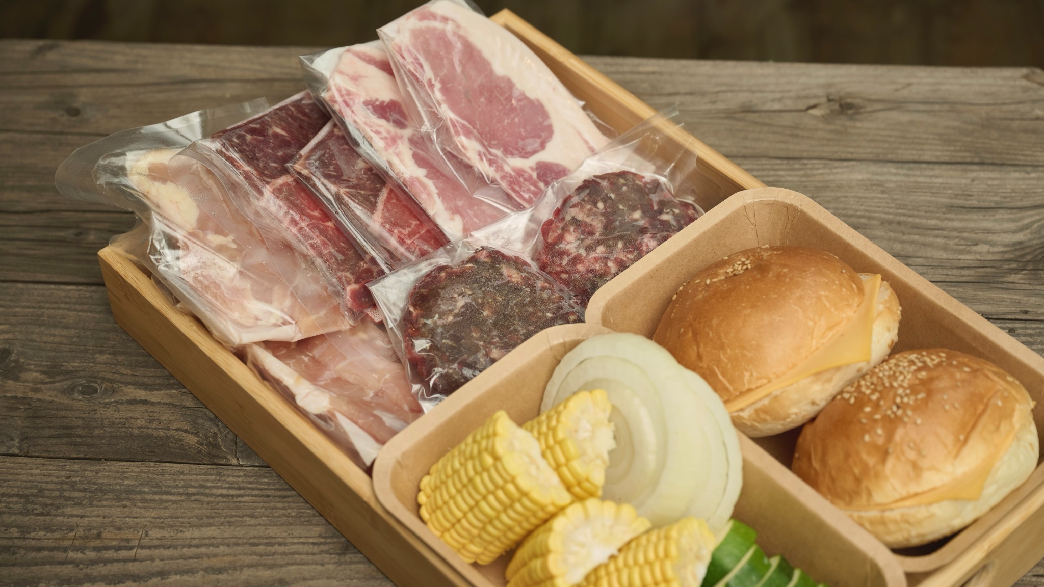 BBQ食材は真空パックでお渡しします