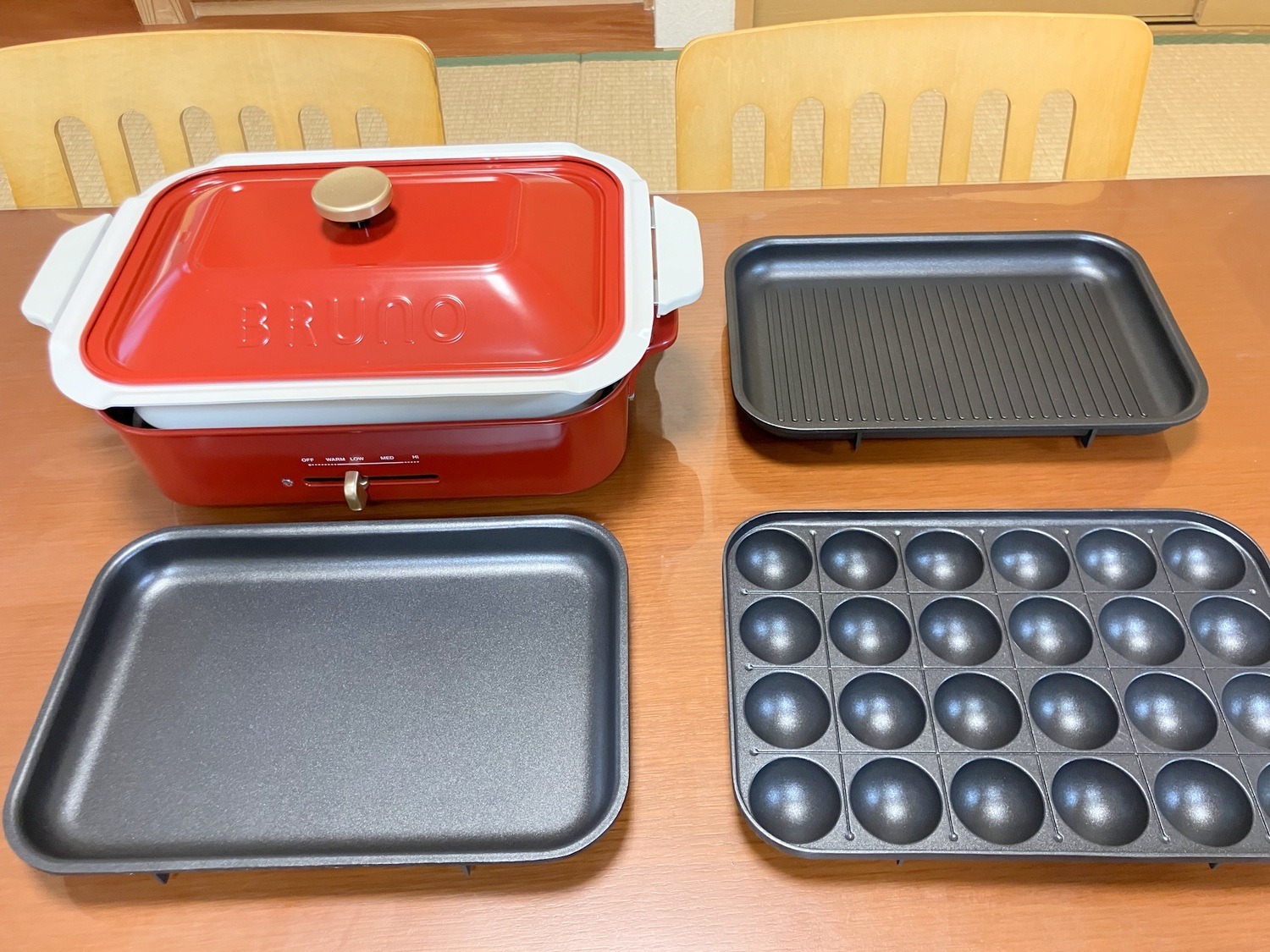 BRUNOのホットプレートがございます。