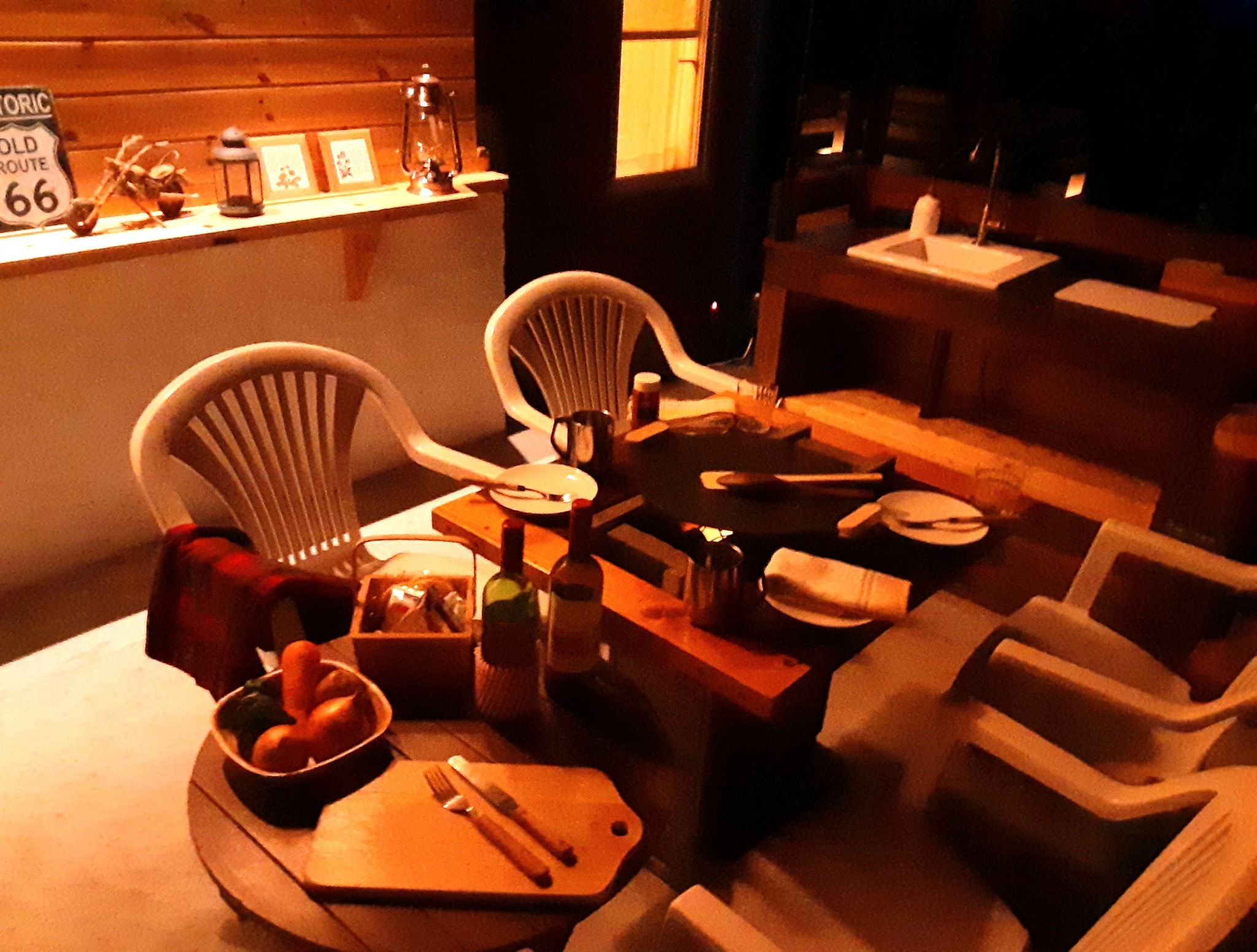 夜はBBQで ディナー。