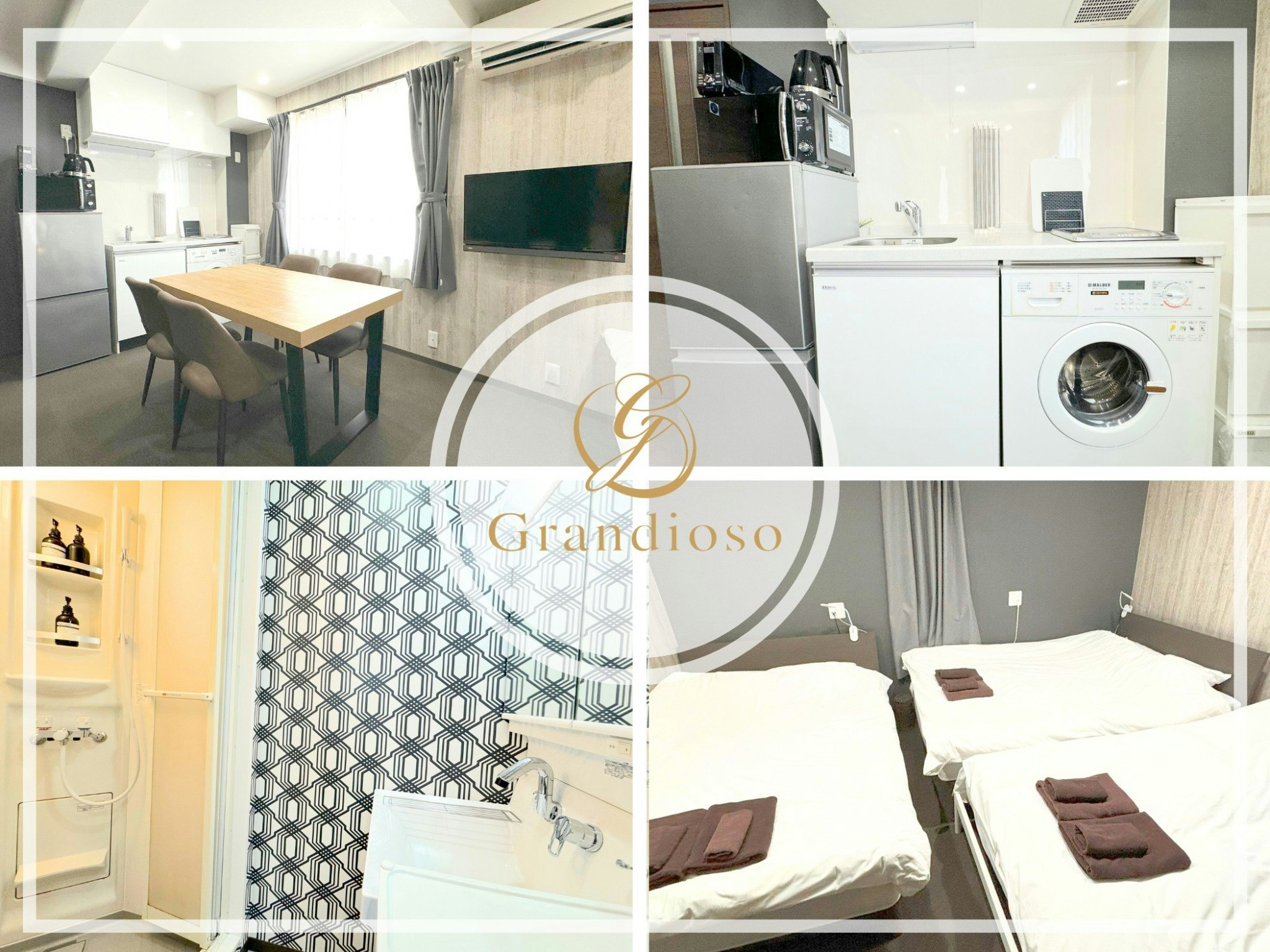 グランディオーソアーバンステイ新宿イースト201/駅徒歩4分/wifi完備