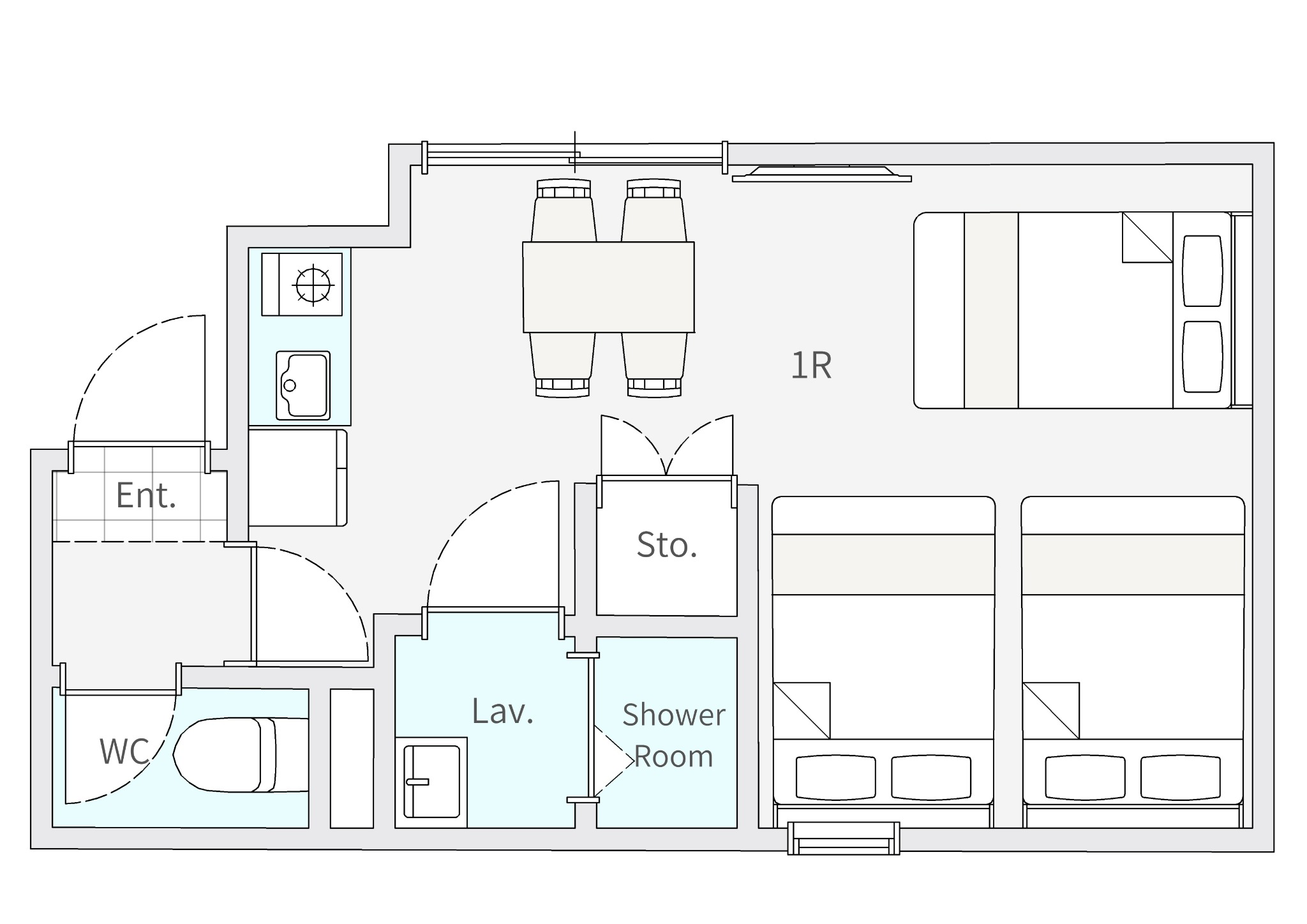 グランディオーソアーバンステイ新宿イースト301/駅徒歩4分/wifi完備