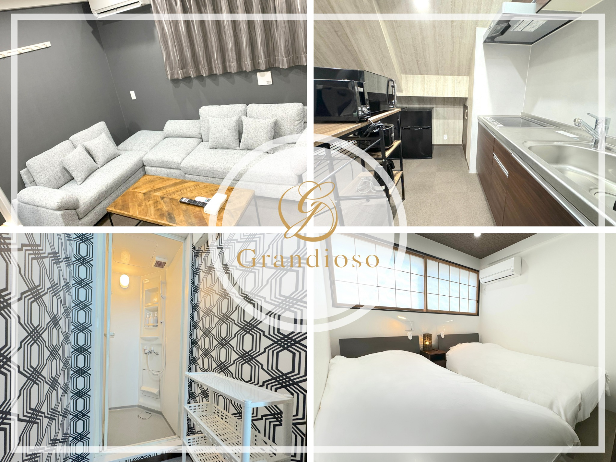 グランディオーソアーバンステイ新宿イースト302/ロフト付き/10名OK/駅徒歩4分/Wifi完備