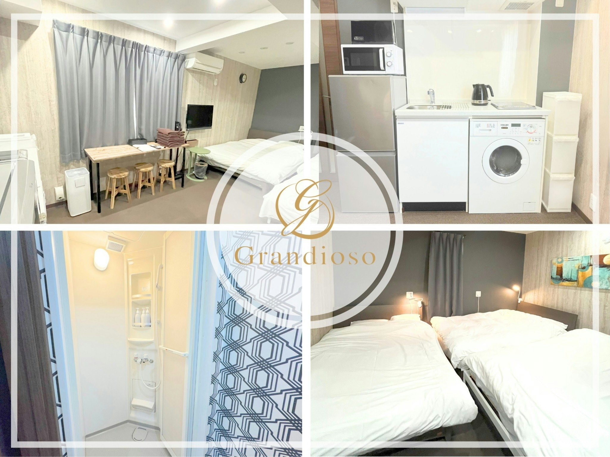 グランディオーソアーバンステイ新宿イースト101/駅徒歩4分/wifi完備