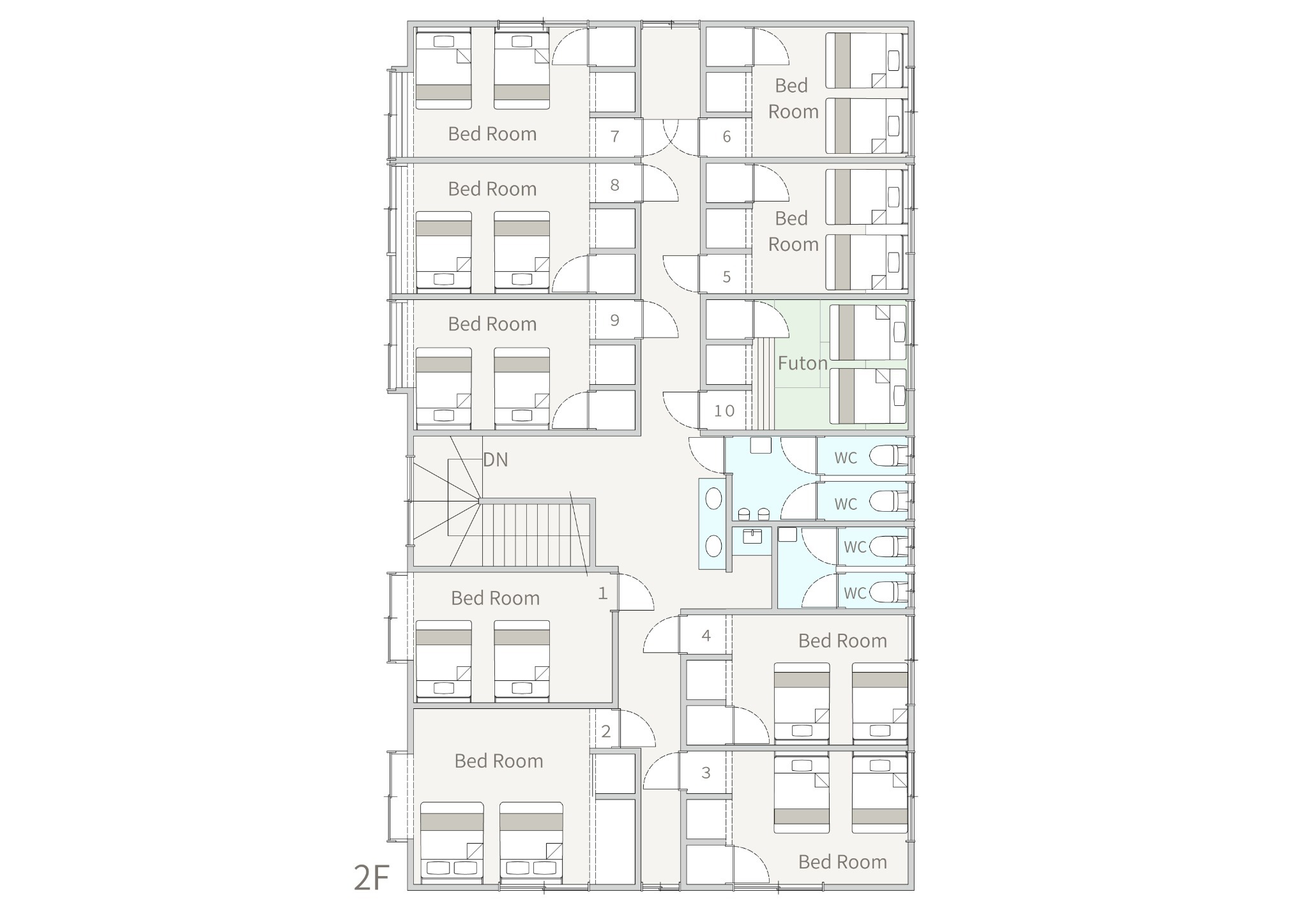 2F間取り図