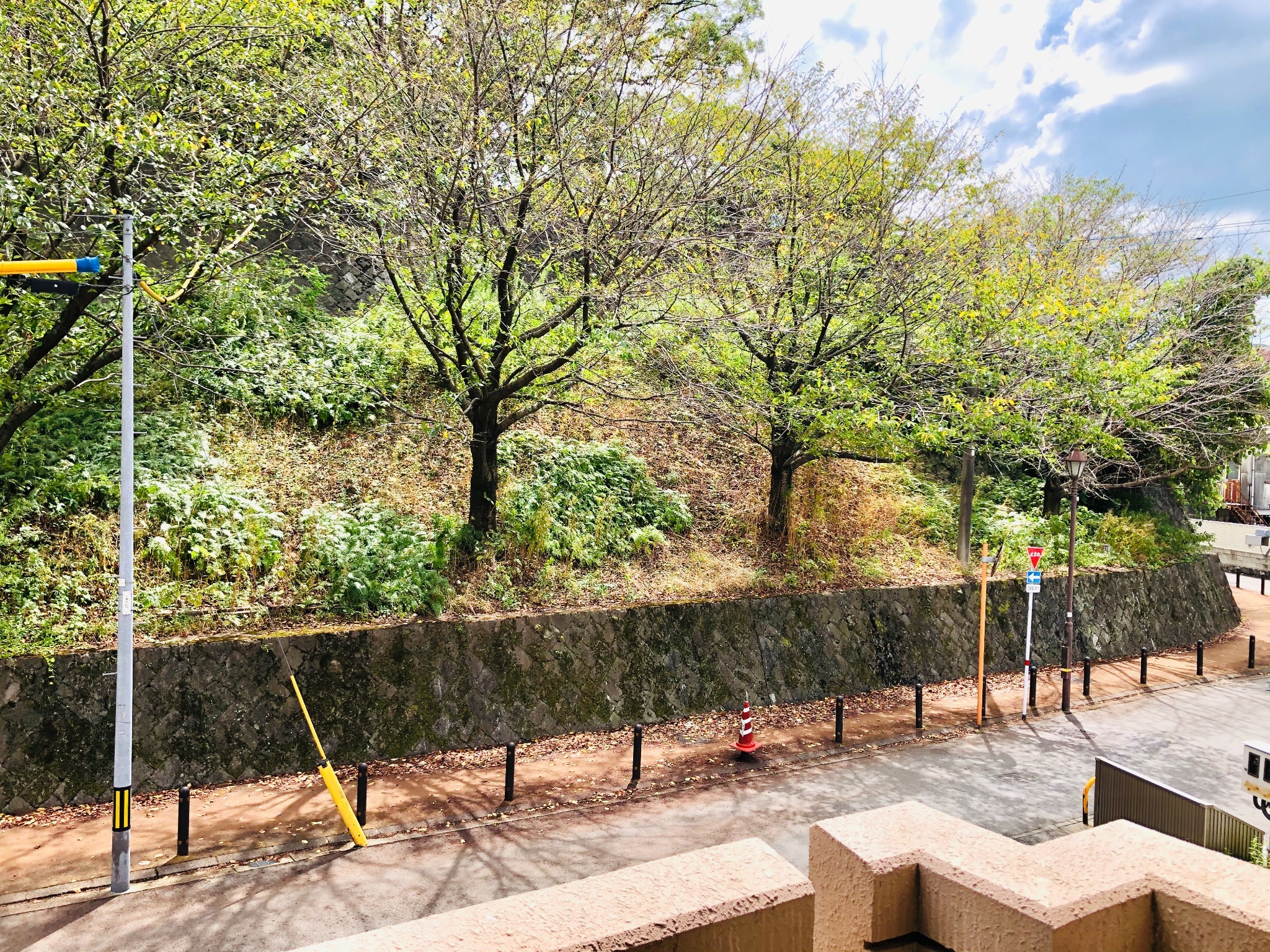 熊本城の石垣沿いにあるまるまる貸切のお部屋です![無料駐車場付き]