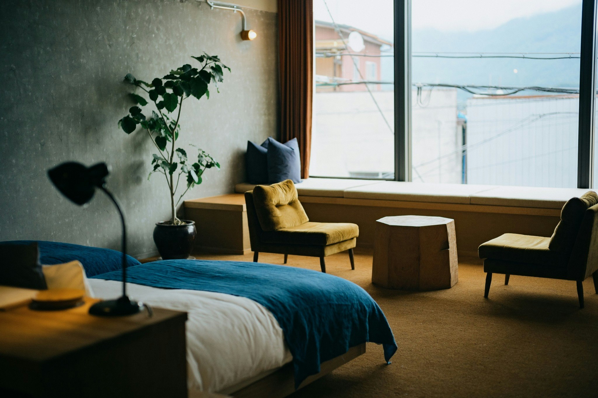 SARUYA HOSTEL KIKU -広々とした洋室のツインルーム #202