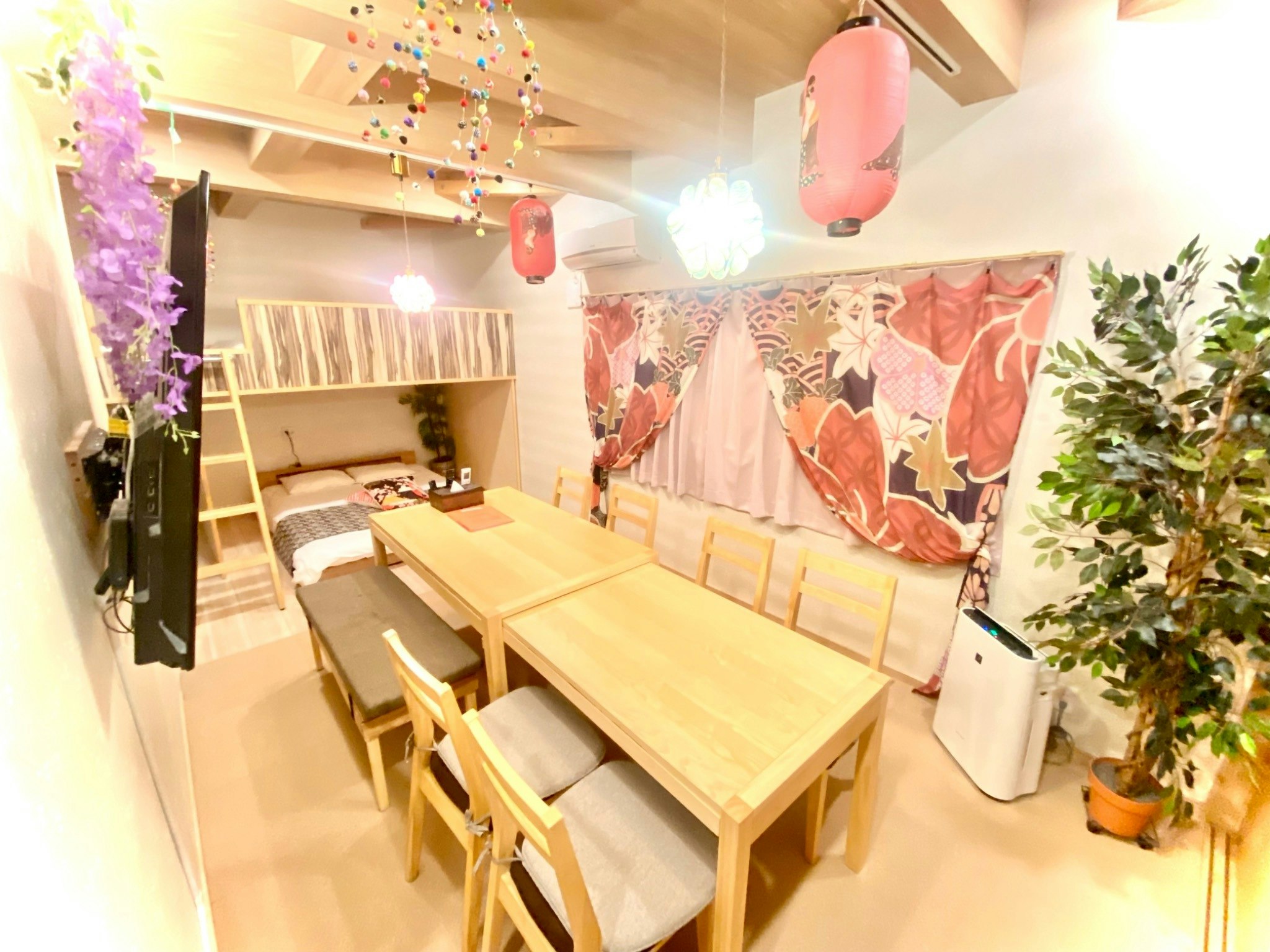 【最大12名】54m2・1LDK/和モダン/駅徒歩2分/FireStick/サービス料無料/品川30