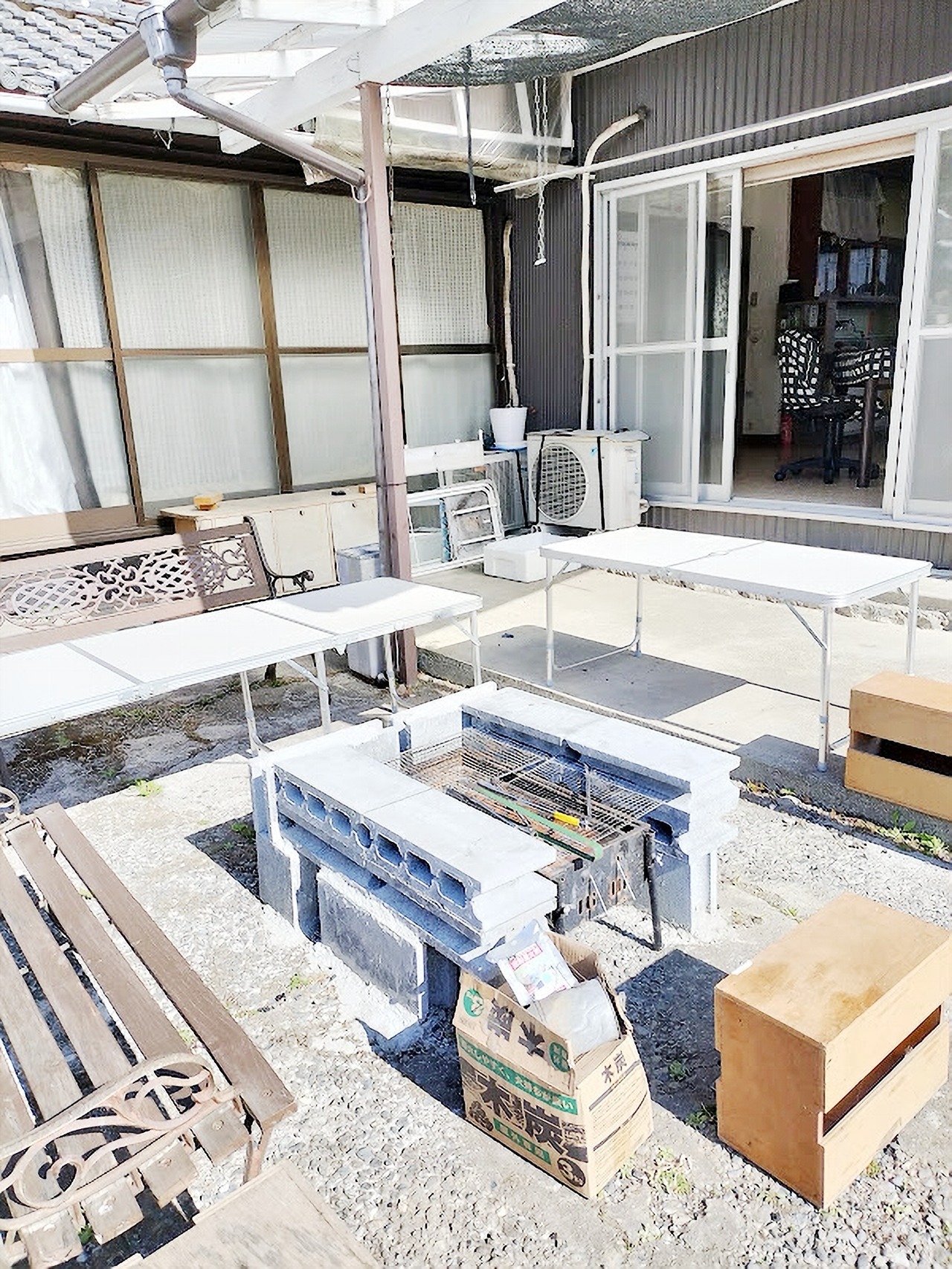 台所からBBQまで出入り自由