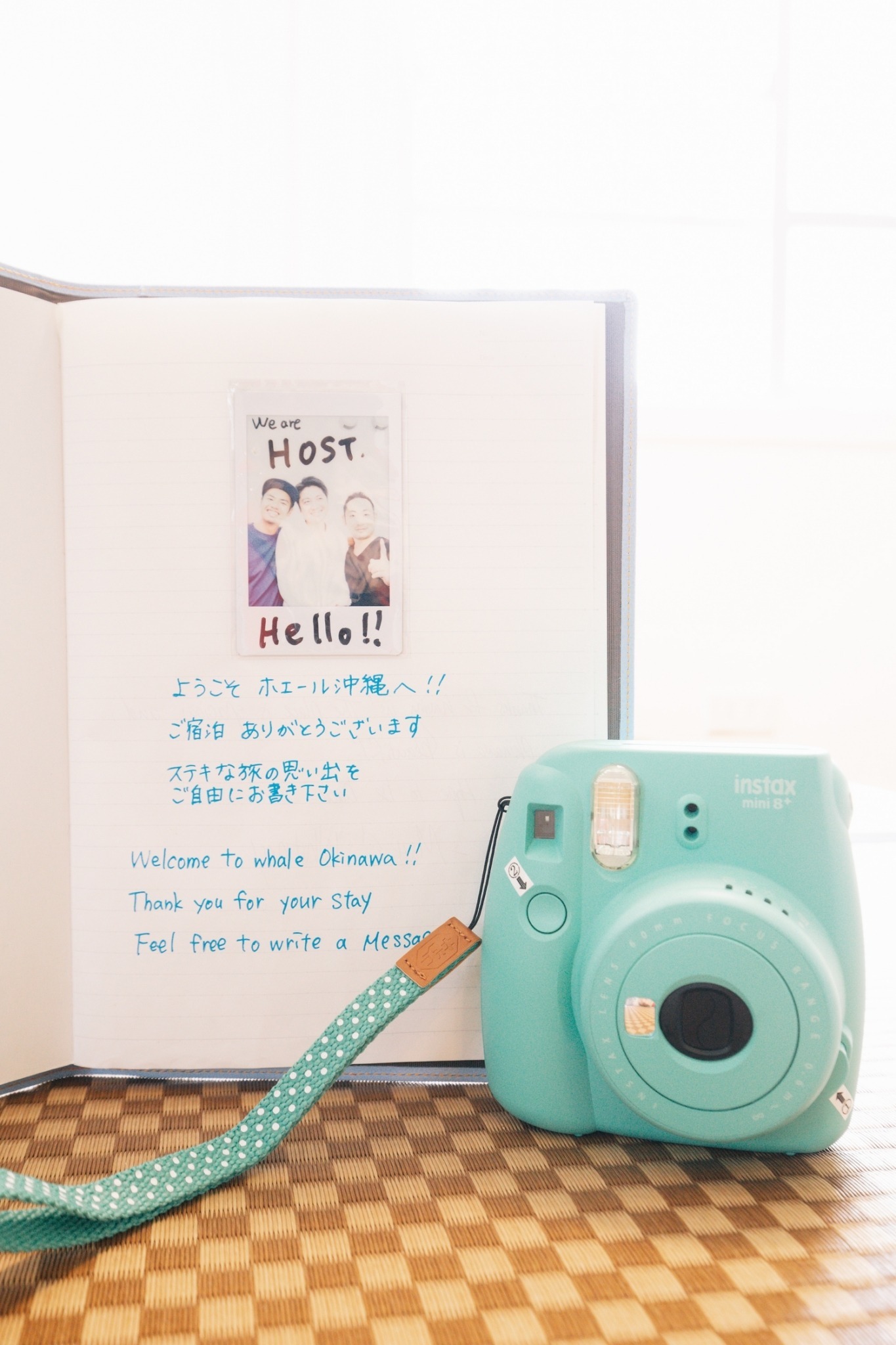 思い出をチェキに