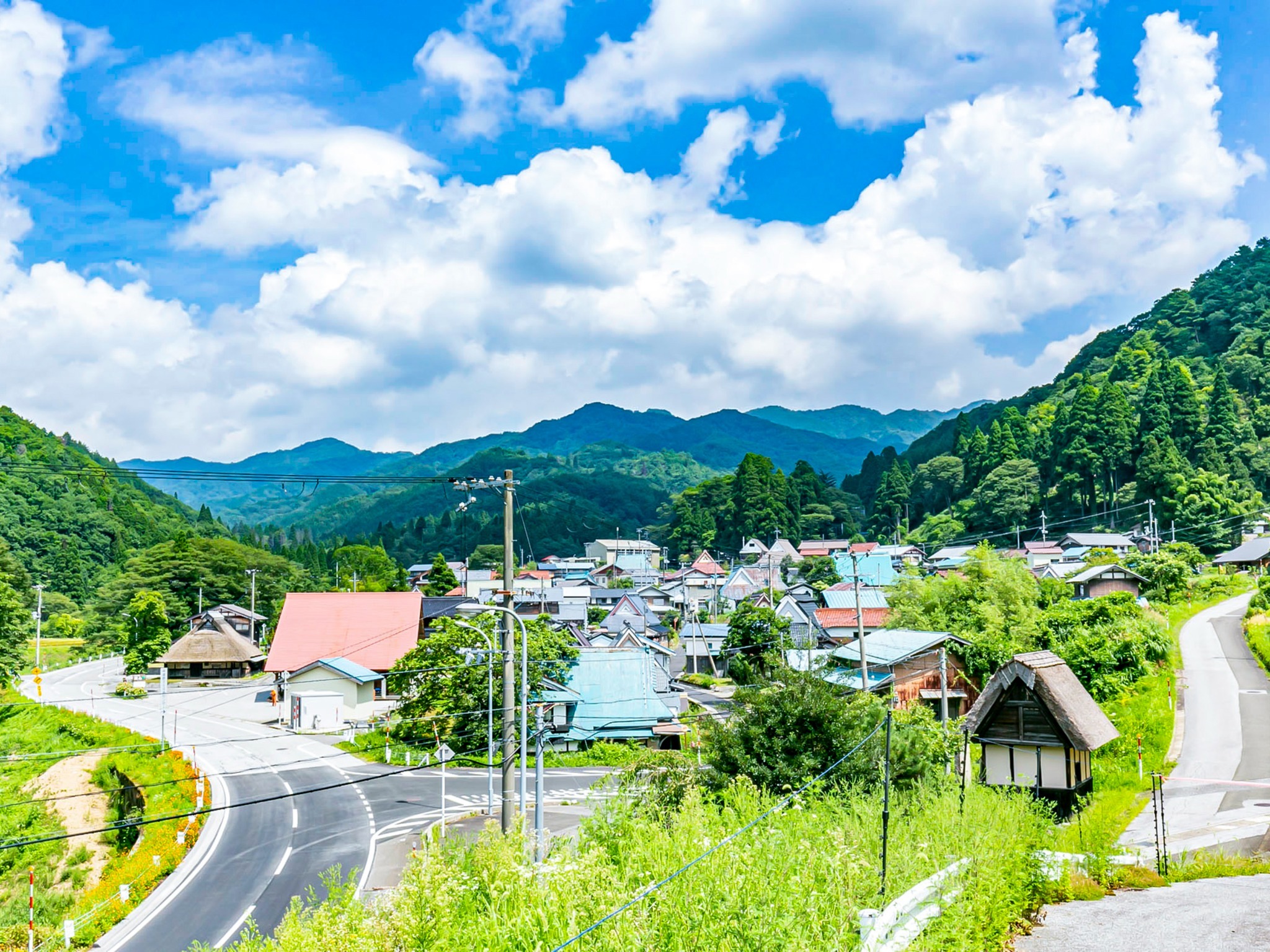 ・宿はのどかな自然が広がる滋賀県米原市の山深い集落にございます