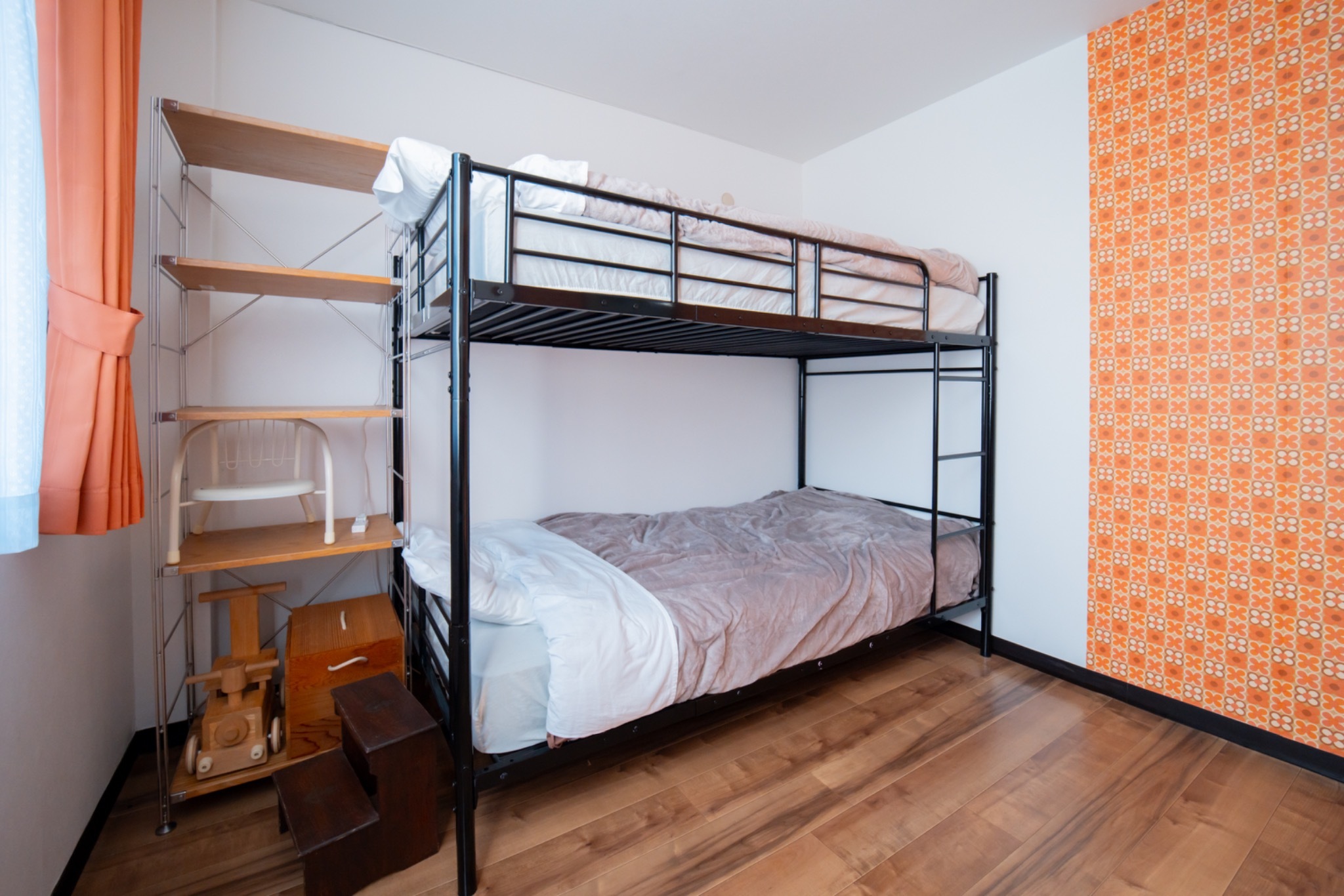 ハワイアンズ車10分 温泉目の前&キッチン付きファミリー向け4名アパート