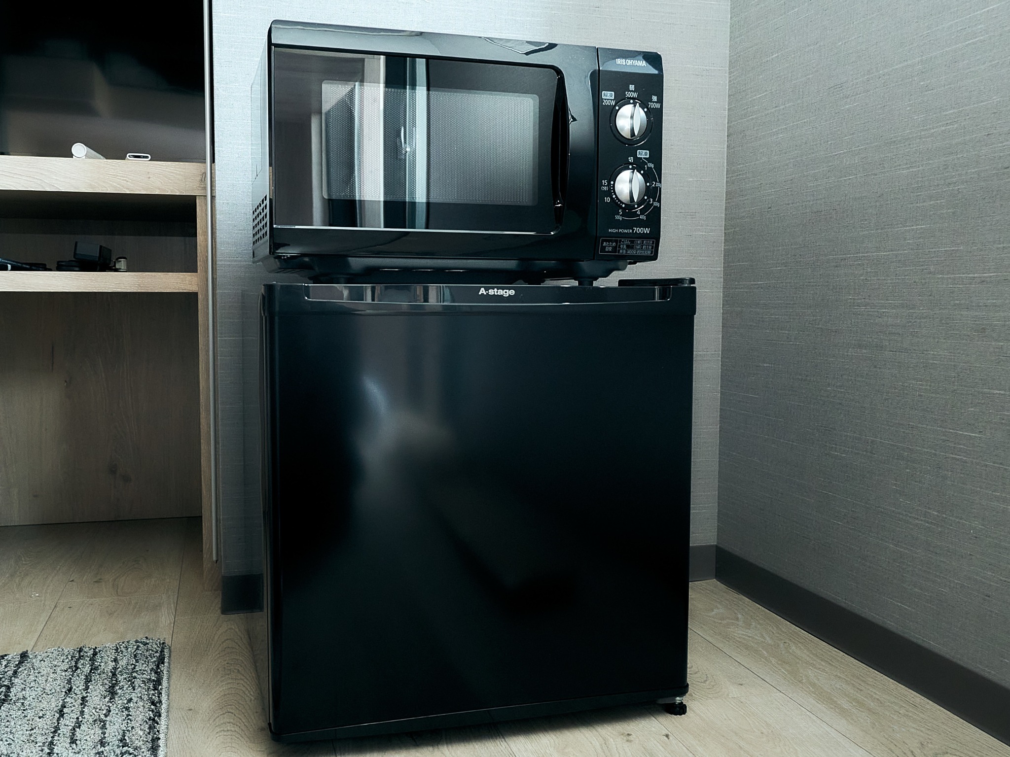 電子レンジ&冷蔵庫