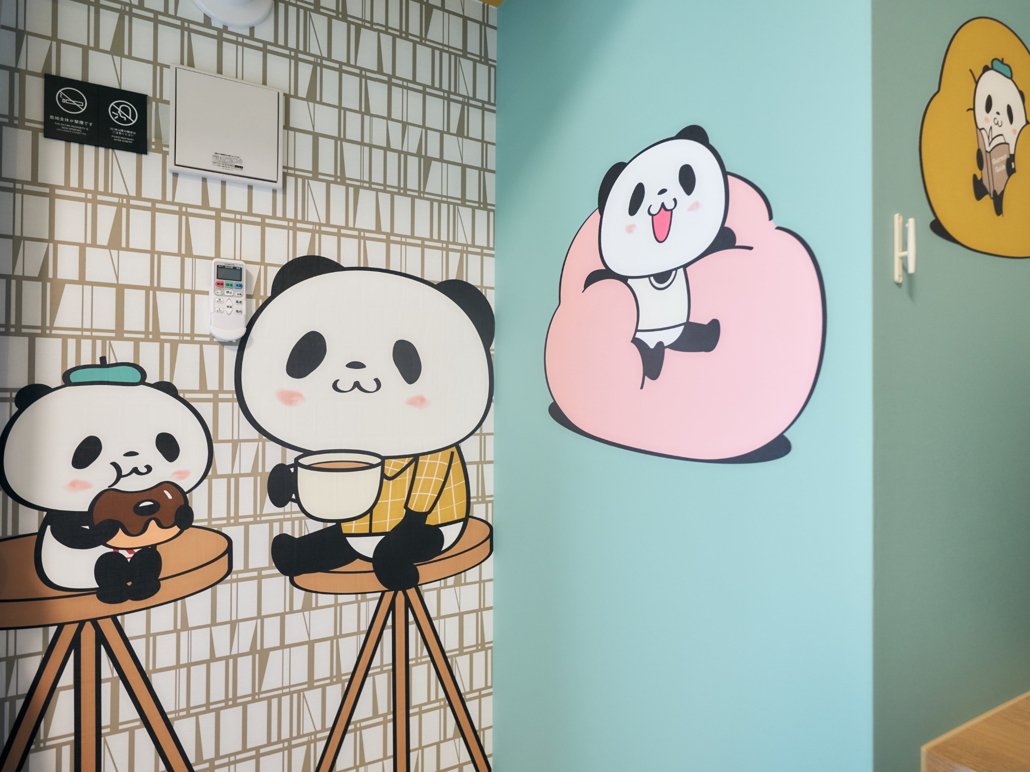 お買いものパンダルーム*客室デザイン