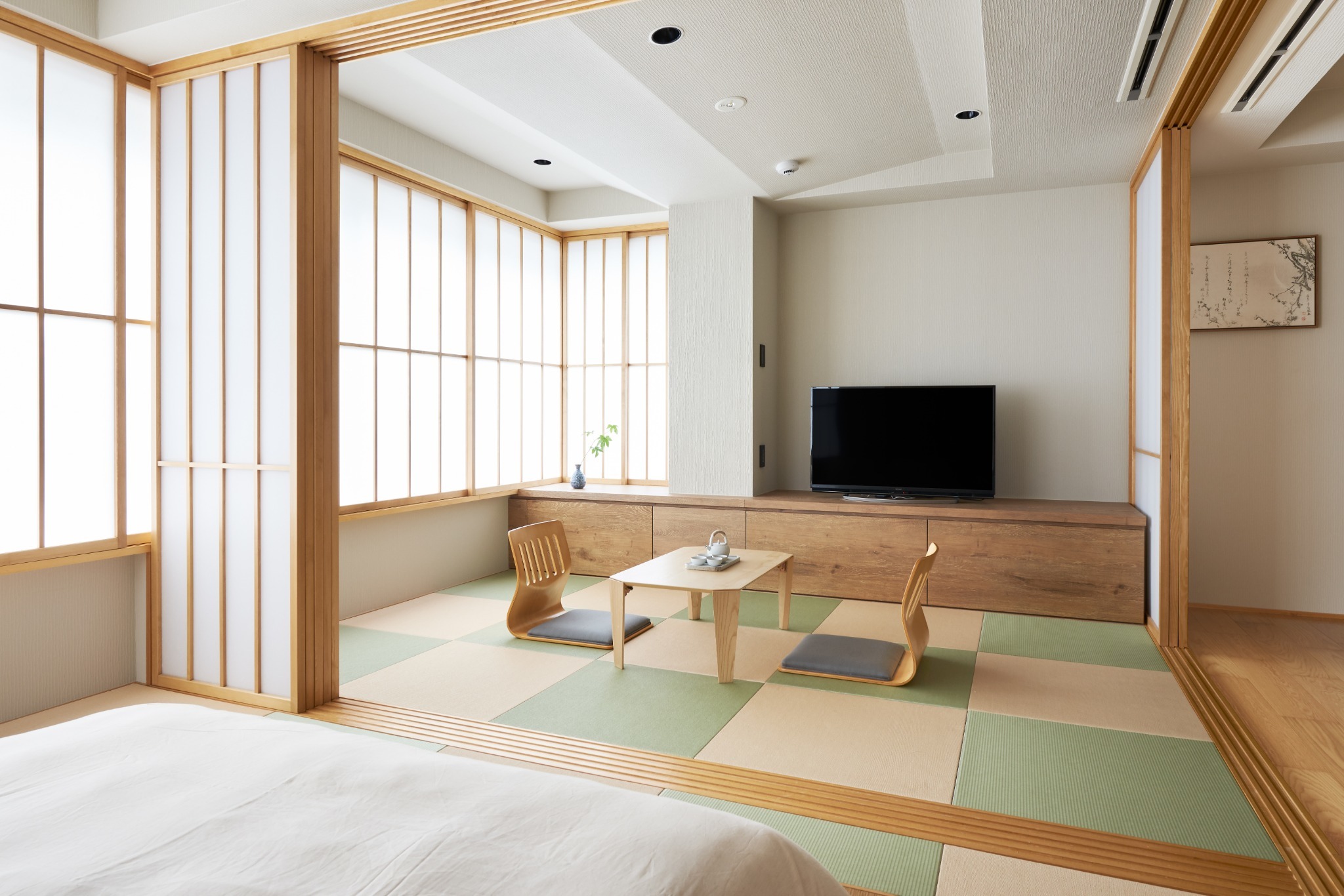 港区赤坂‐広々とした洗練された和風モダンを作られたお部屋-3F