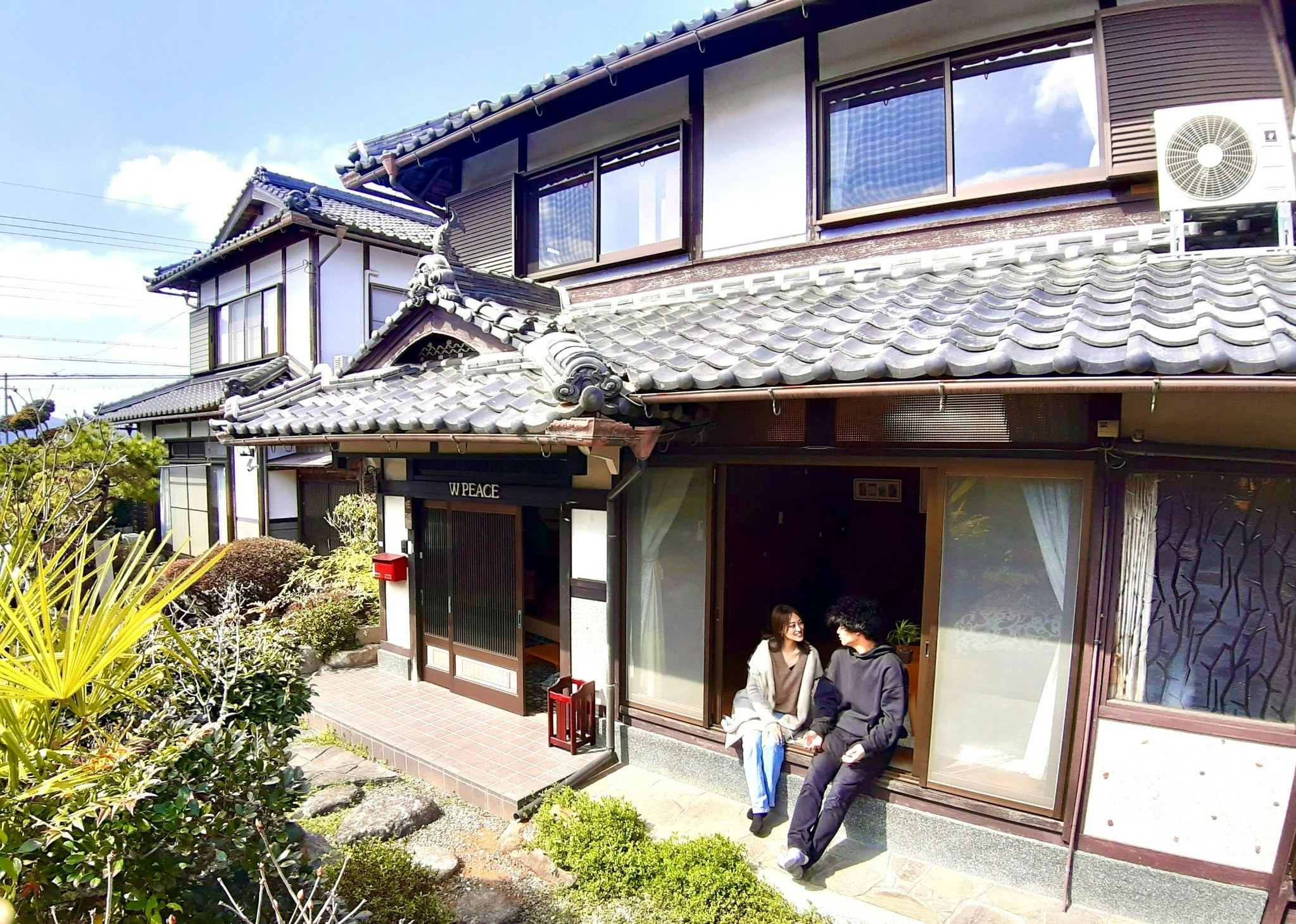 福知山 暮らすように泊まれる宿 山あり川あり自然豊かな田舎の風景 帰省時の滞在宿にも最適