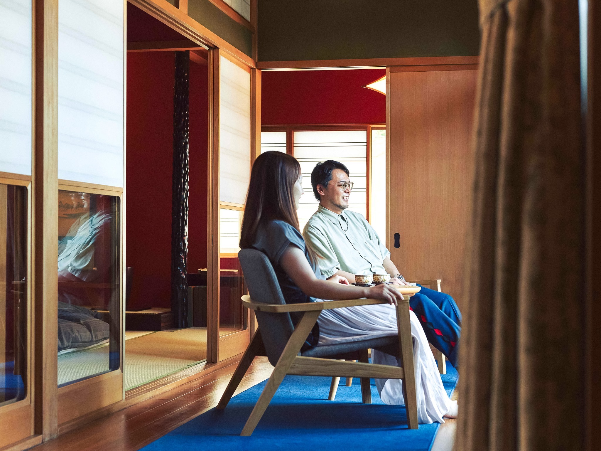 ・＜宿泊イメージ＞自然の山と田園に囲まれてプライベートな時間を