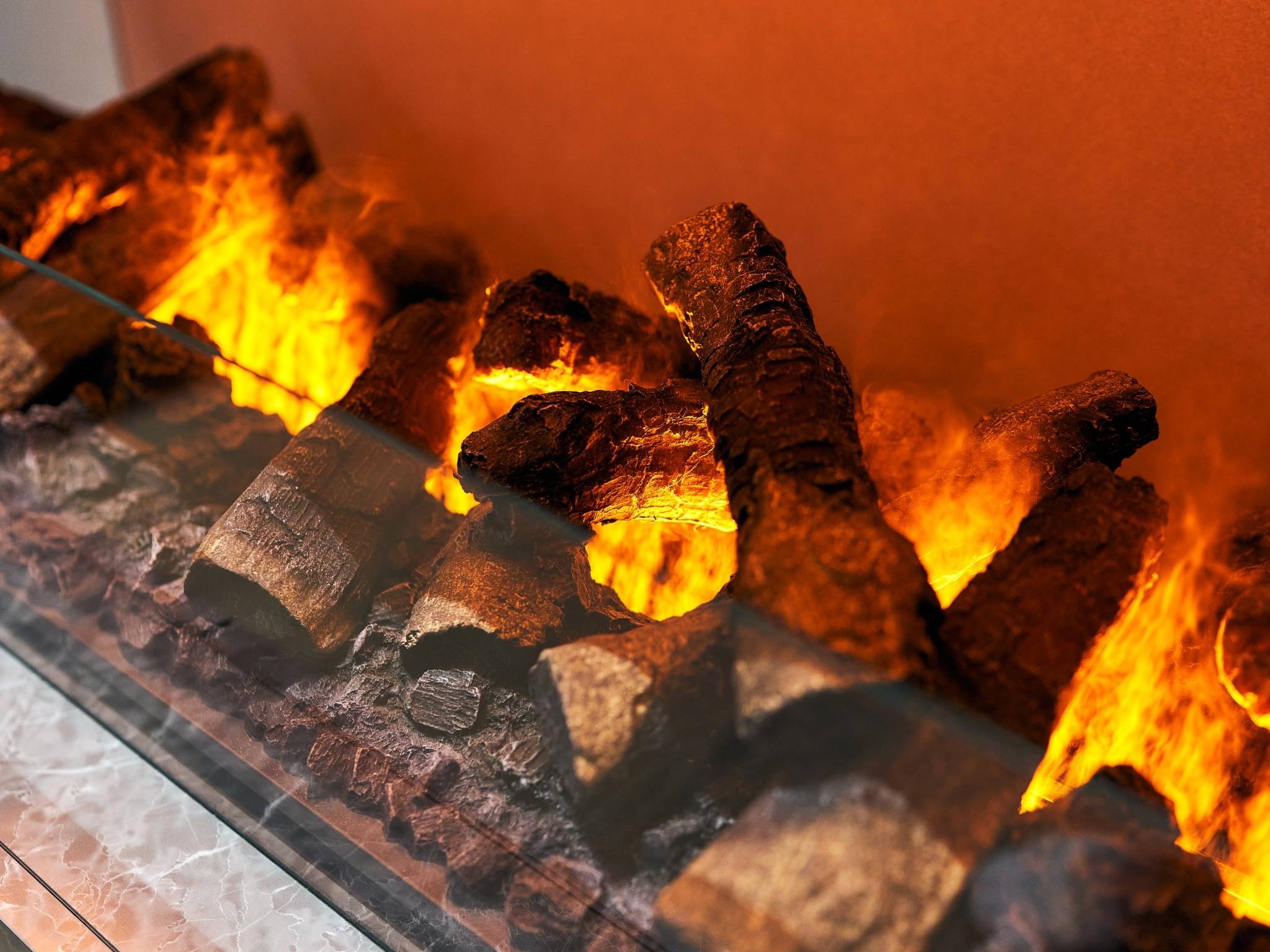 客室イメージ/暖炉風インテリア