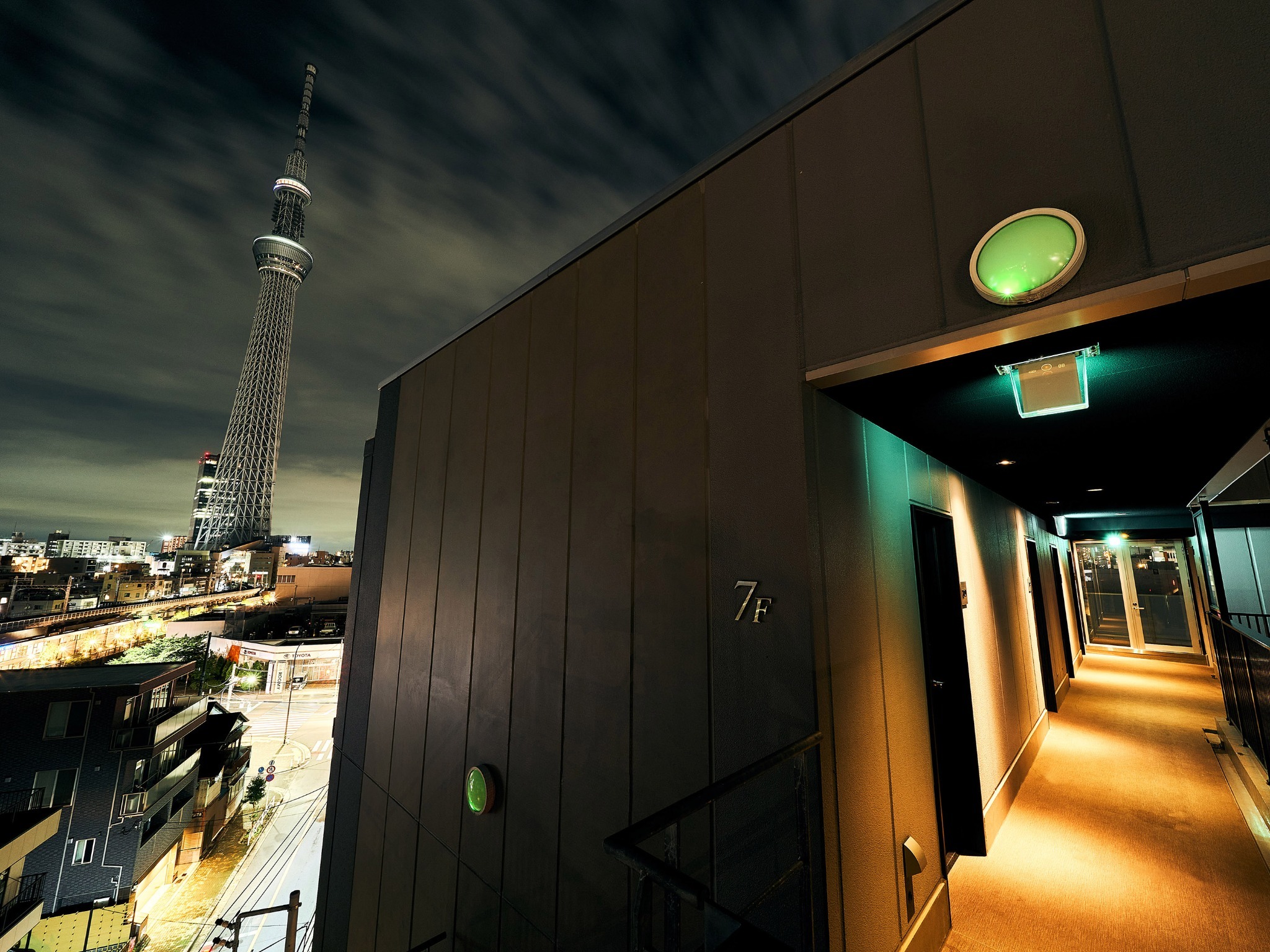 眺望/7階非常階段より