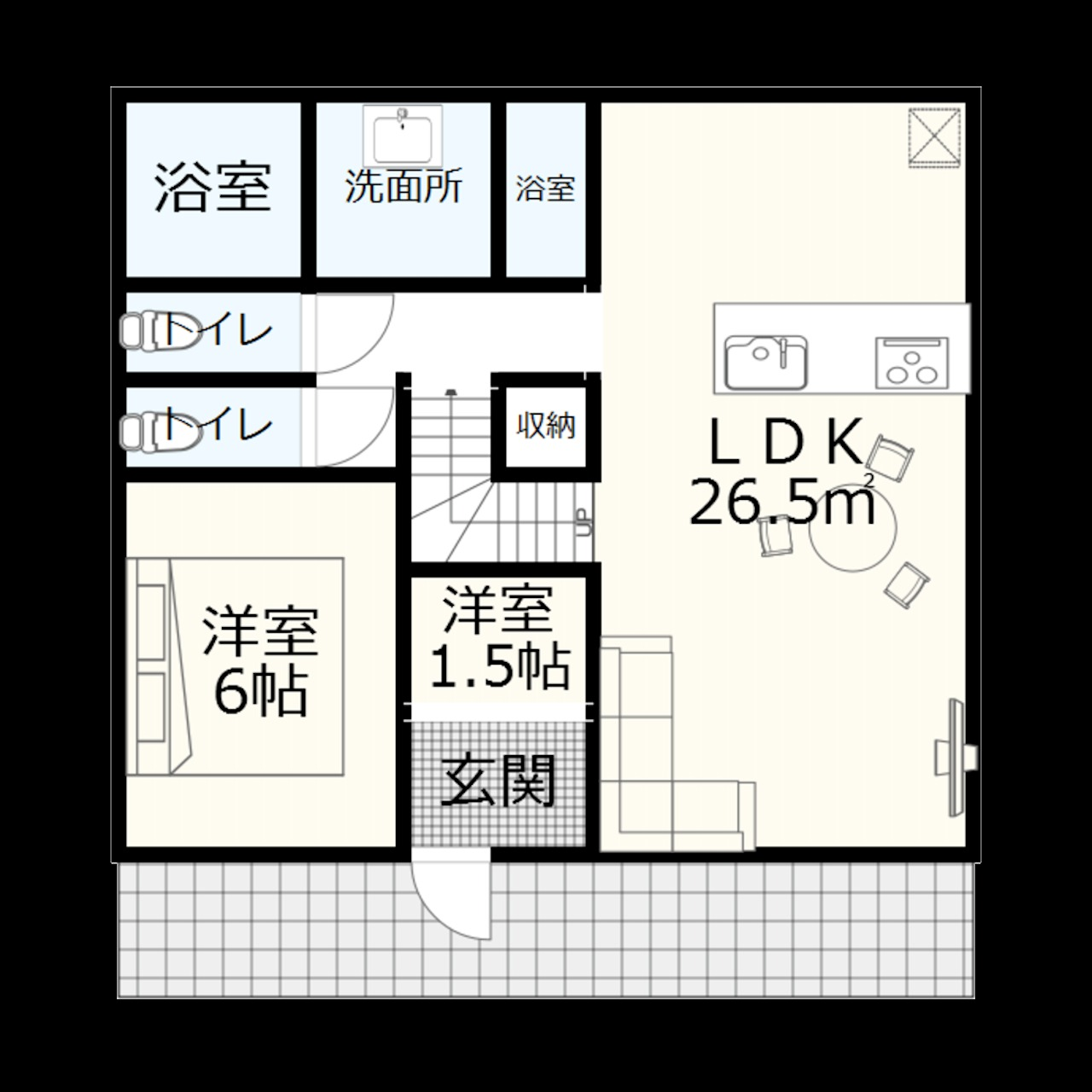 間取り 1階
