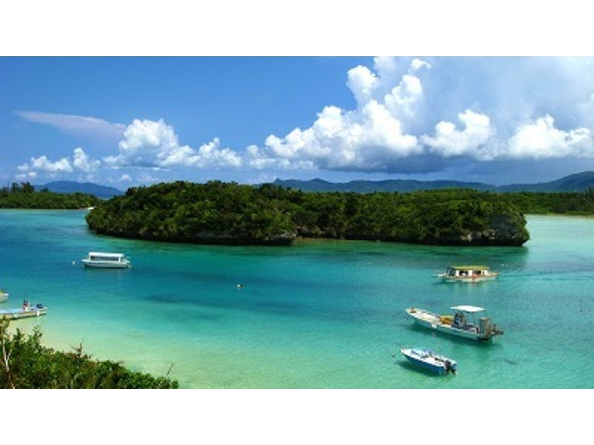 車で5分の川平湾