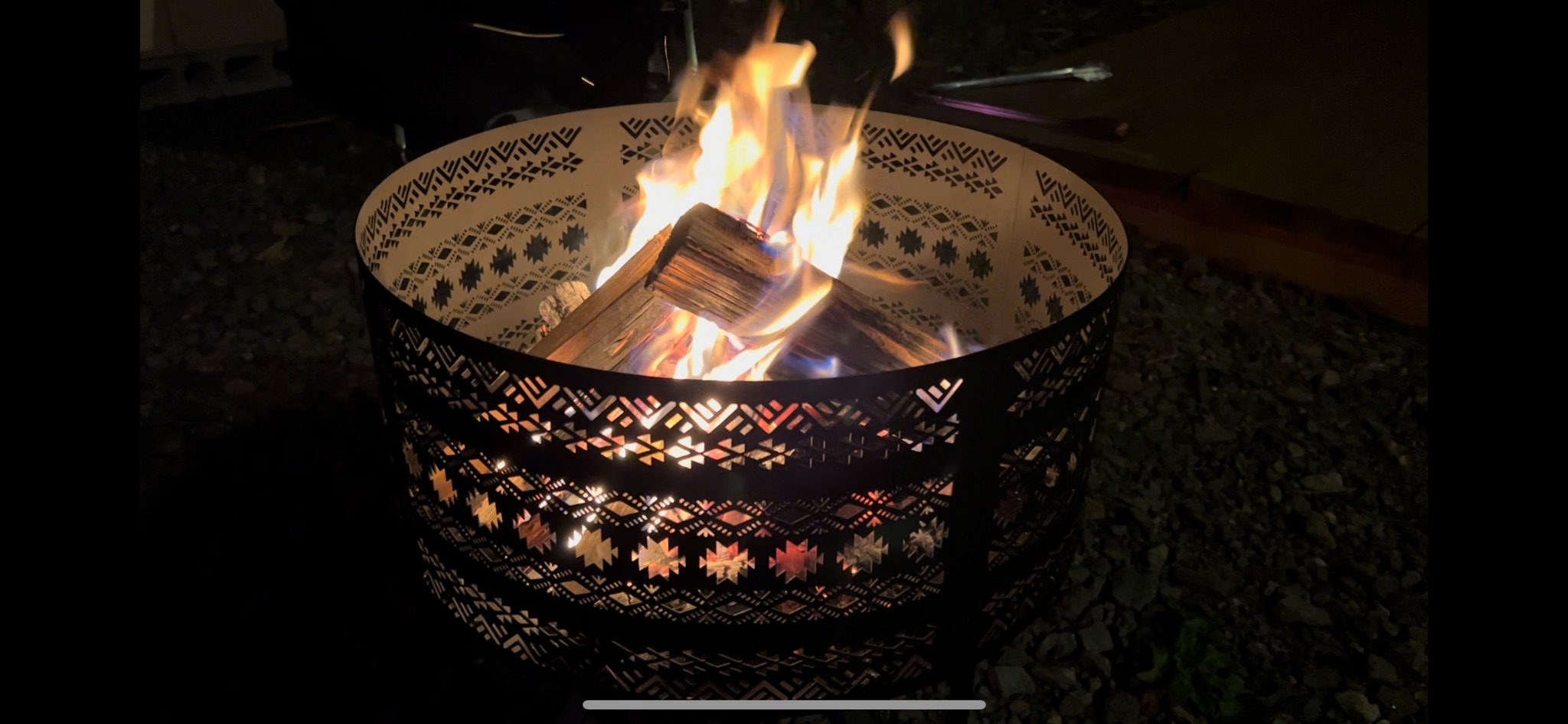 焚火ができます。