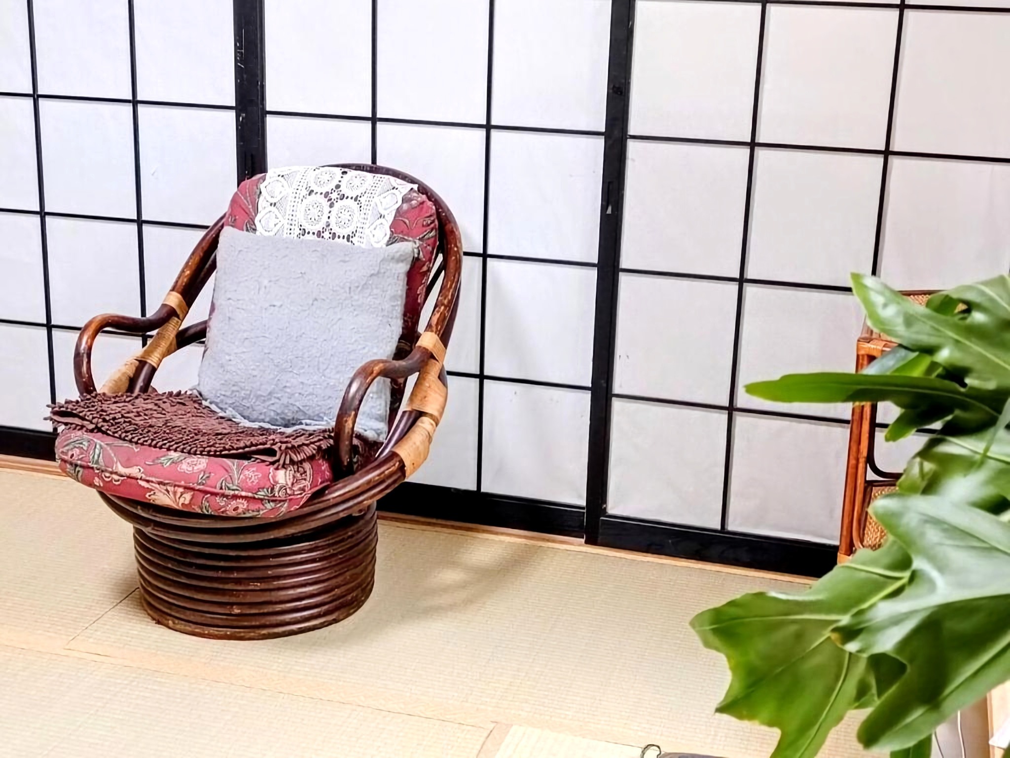 個室D- 緑のテラス・縁側・本格和室