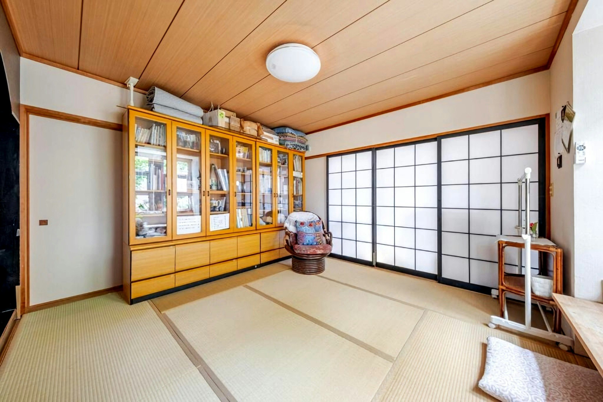 個室D- 緑のテラス・縁側・本格和室