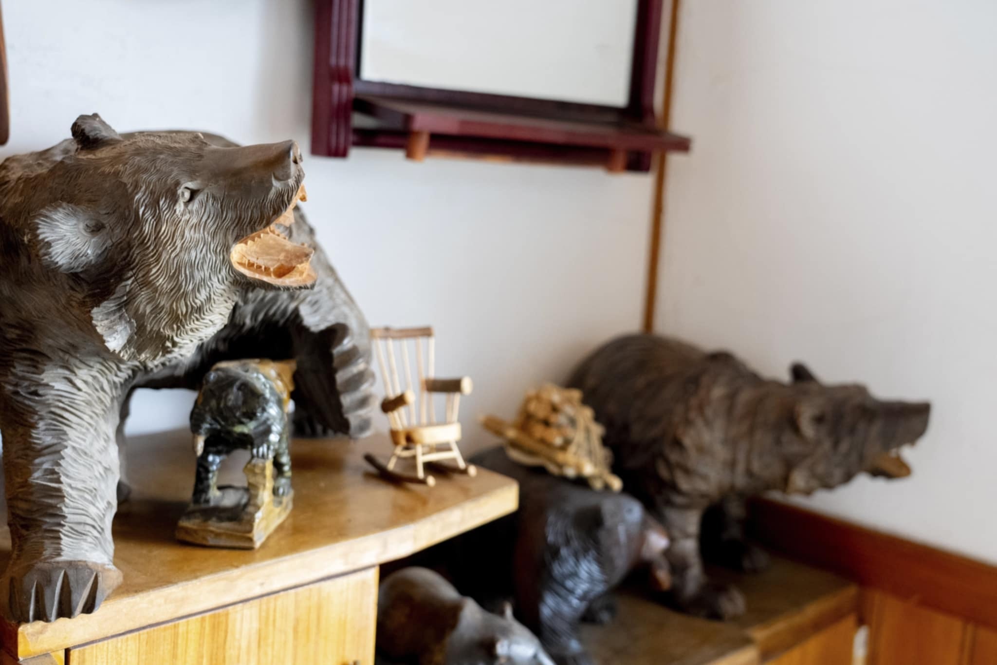 くまさんがお出迎えします!