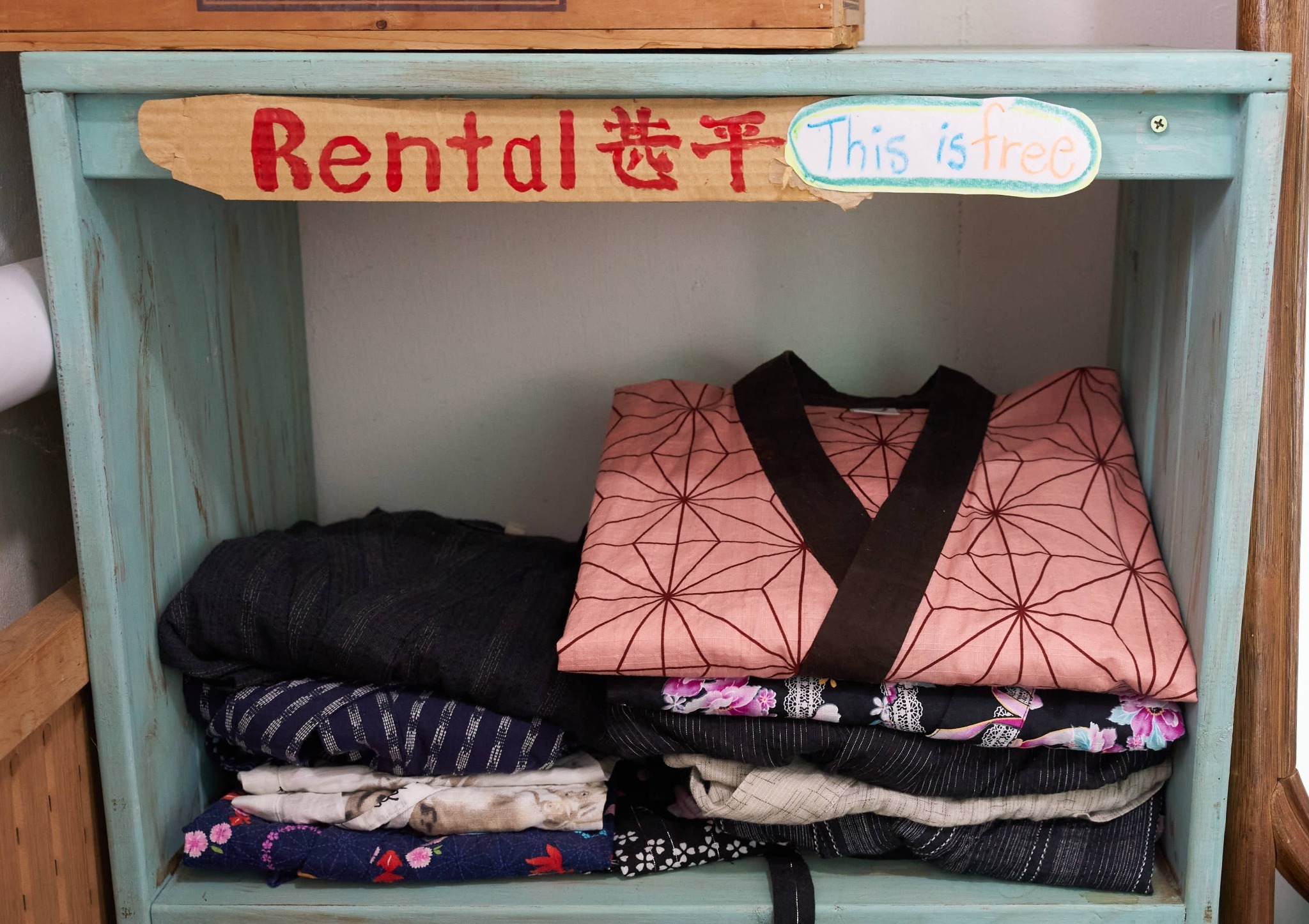 甚平、ご自由に来てくださいませ♪