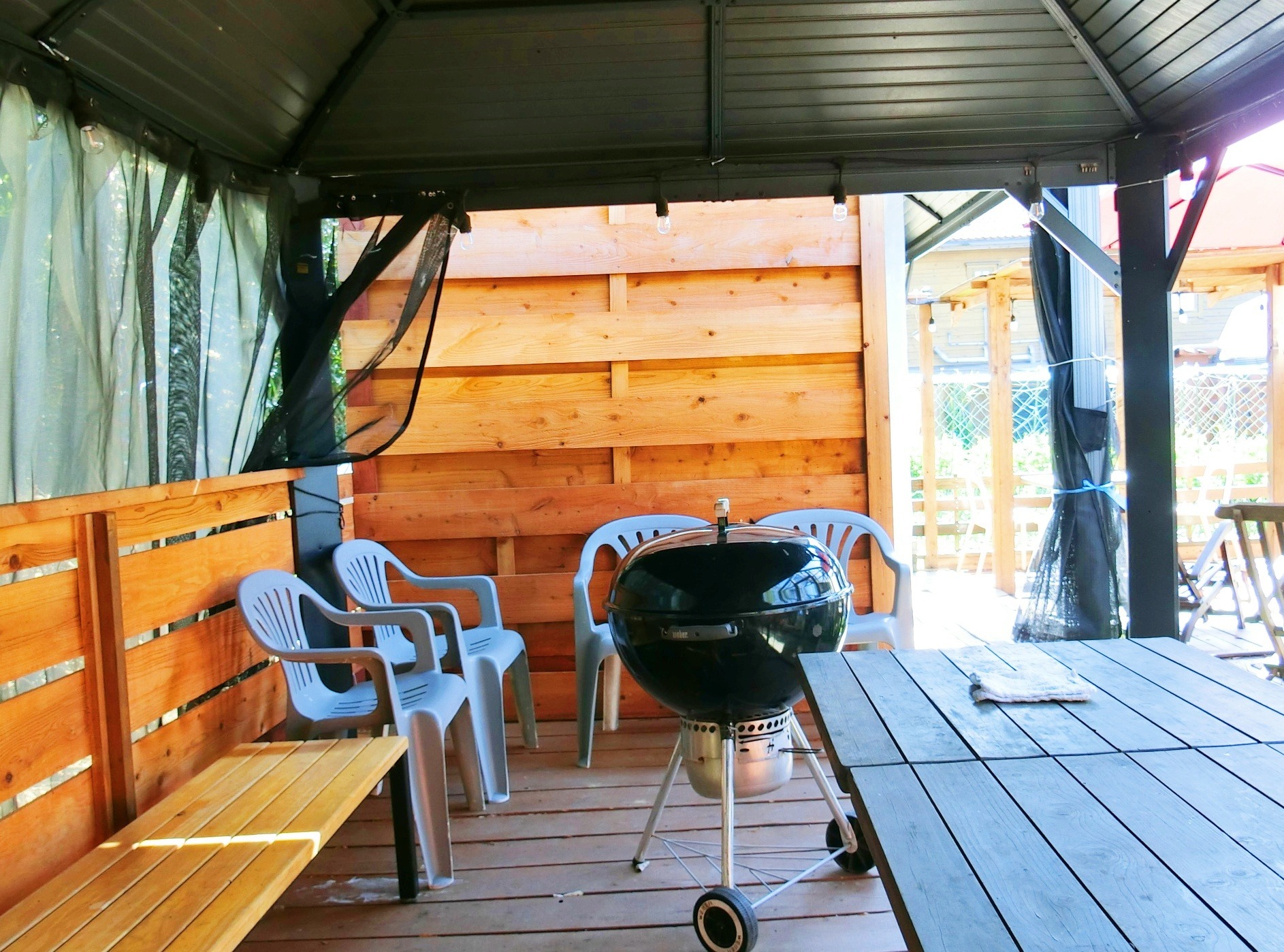 バンガロー専用バ-ベキュ場