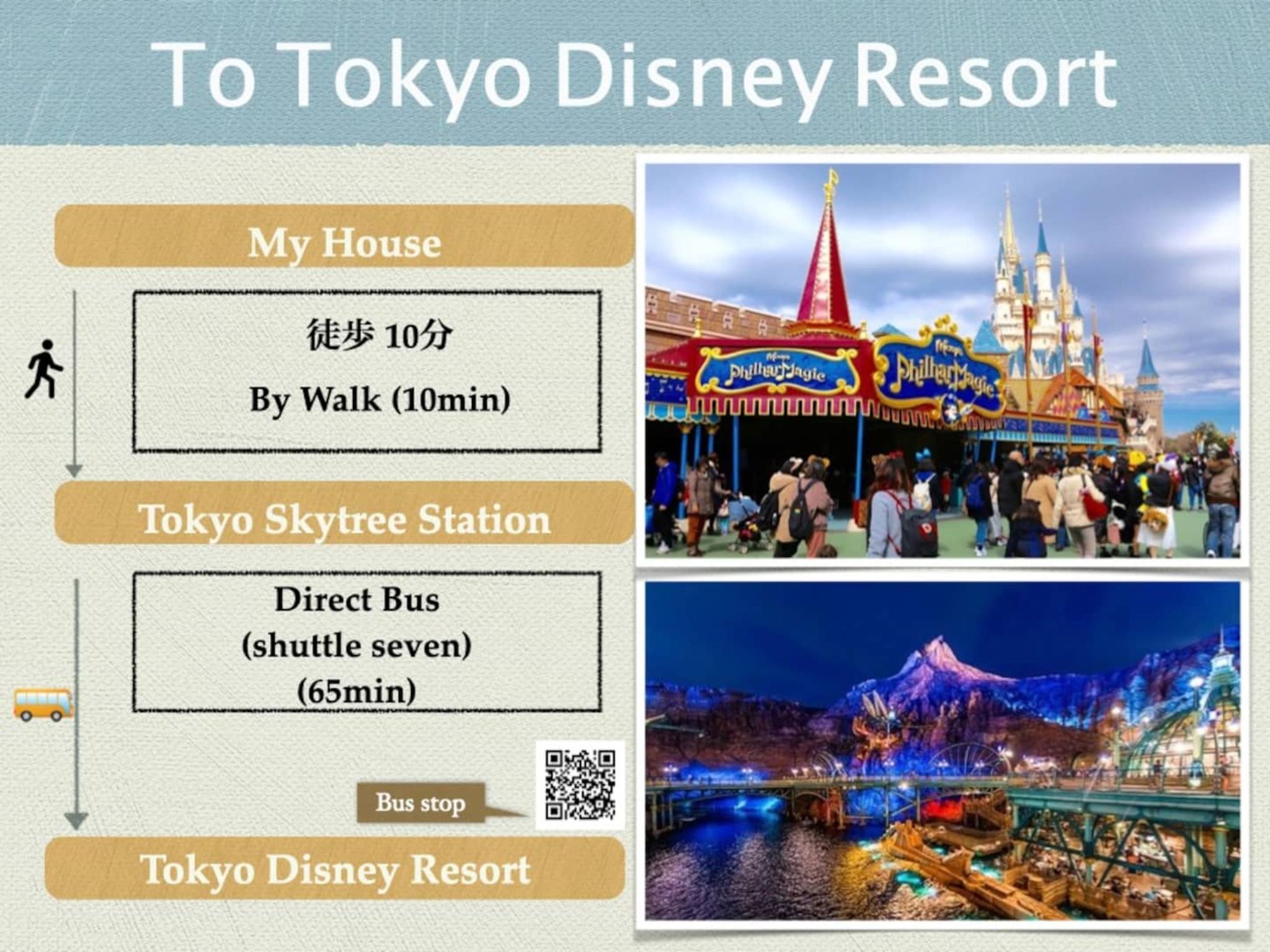 東京ディズニーランド 1時間