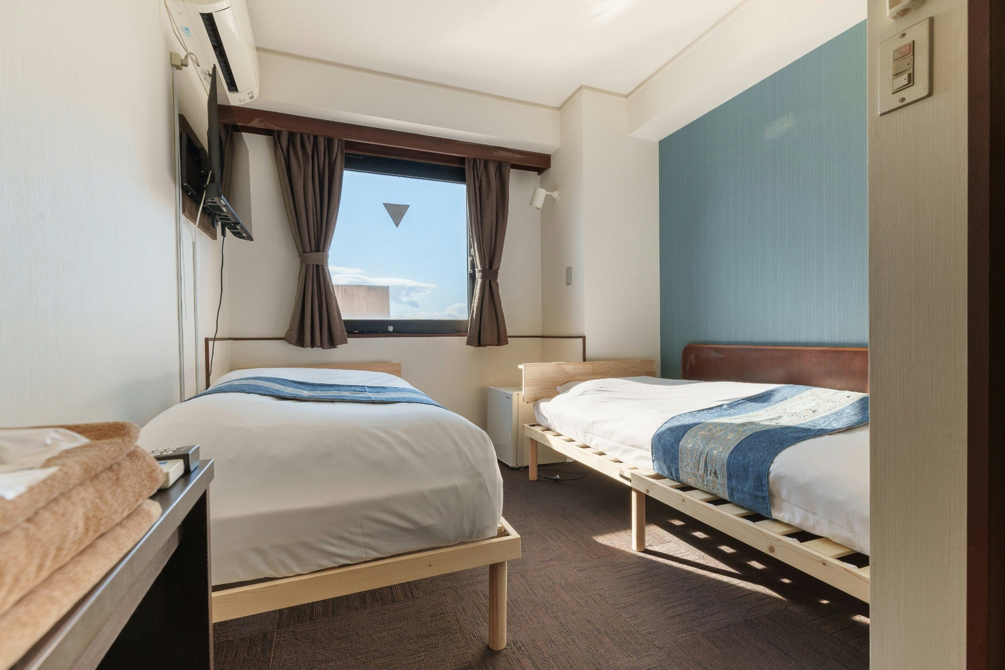 ビジネス・出張応援!500円分QUOカード ツインルーム禁煙洋室 駐車場なし 部屋タイプお任せ