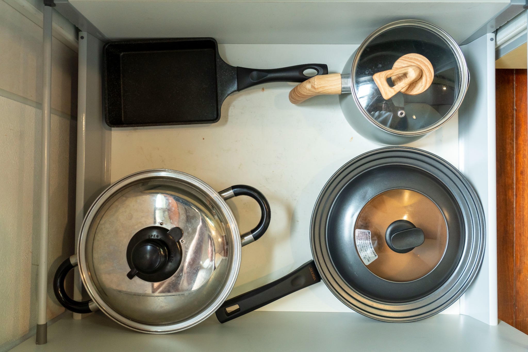 調理器具はご自由にお使いください