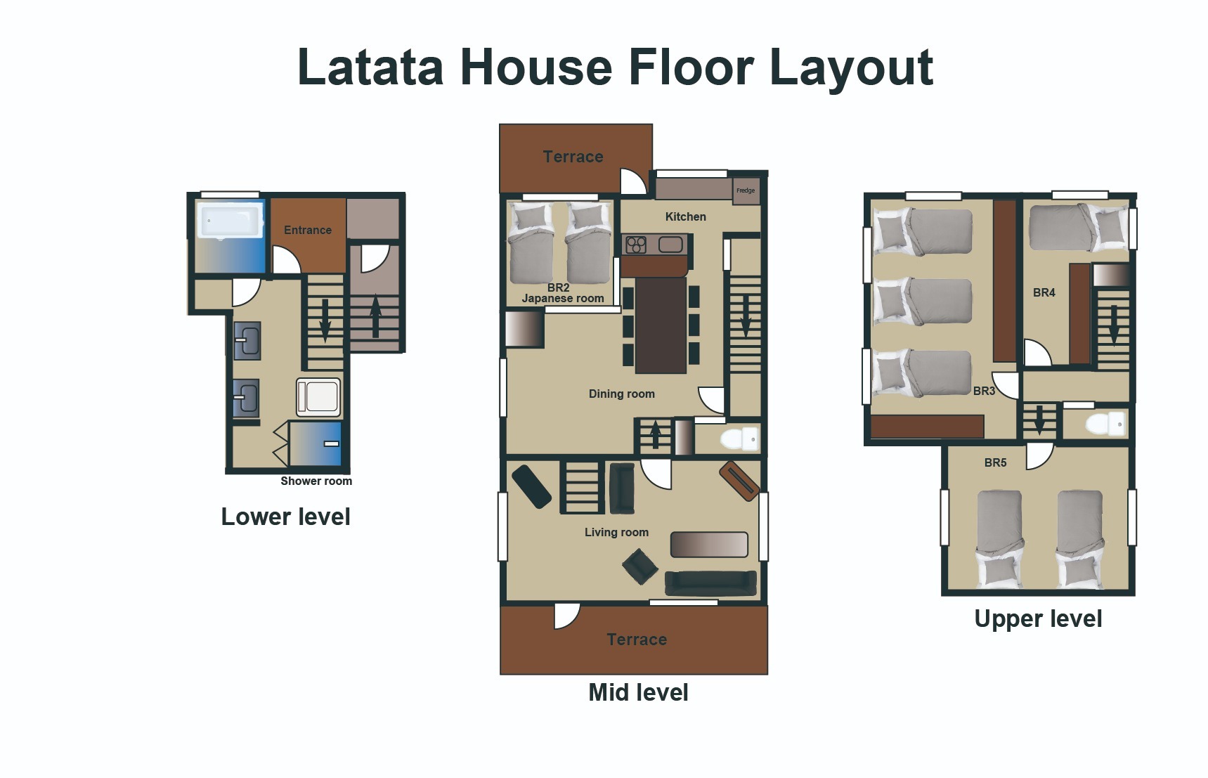 Ｌａ　Ｔａｔａ　Ｈｏｕｓｅ　Ｈａｋｕｂａ　ラタタハウス【Ｖａｃａｔｉｏｎ　ＳＴＡＹ提供】 写真2