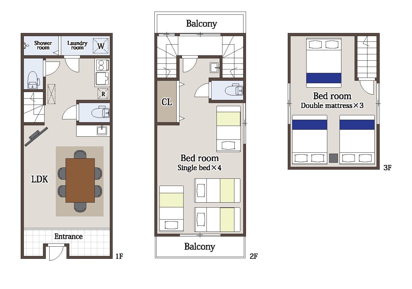 【一棟貸切】西新宿5丁目駅徒歩5分! 8人宿泊可能で1軒家まるごと貸切可能です^^