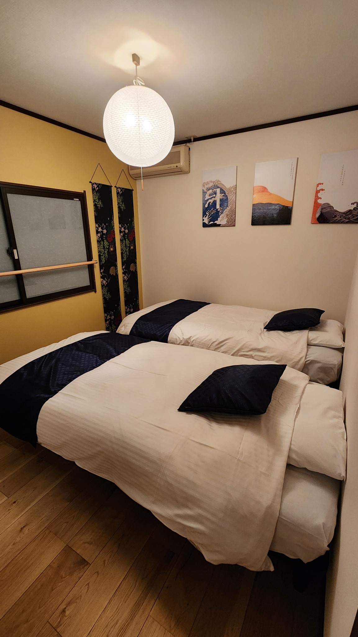 Bedroom A 2 single beds