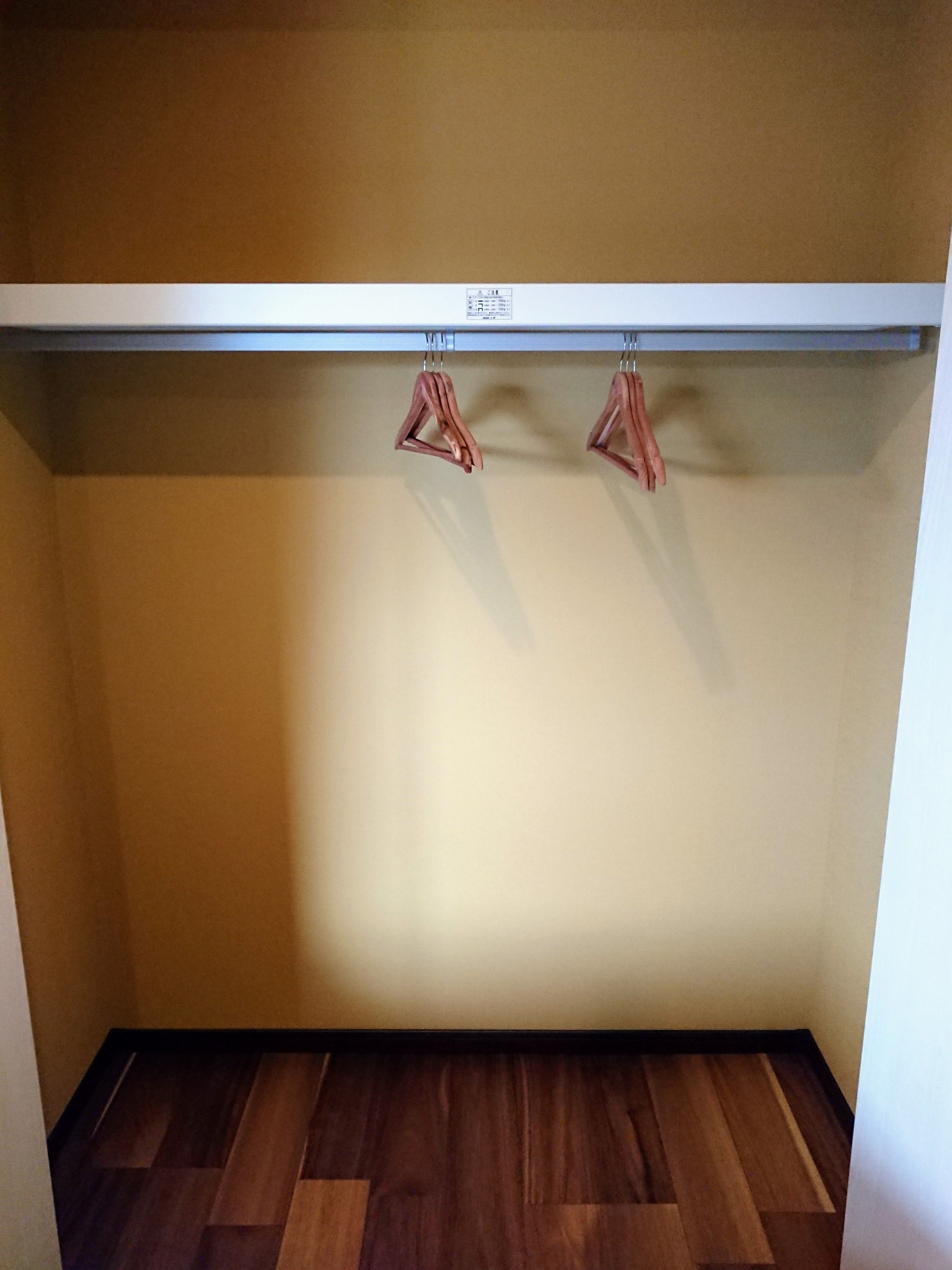 大きめのクローゼット