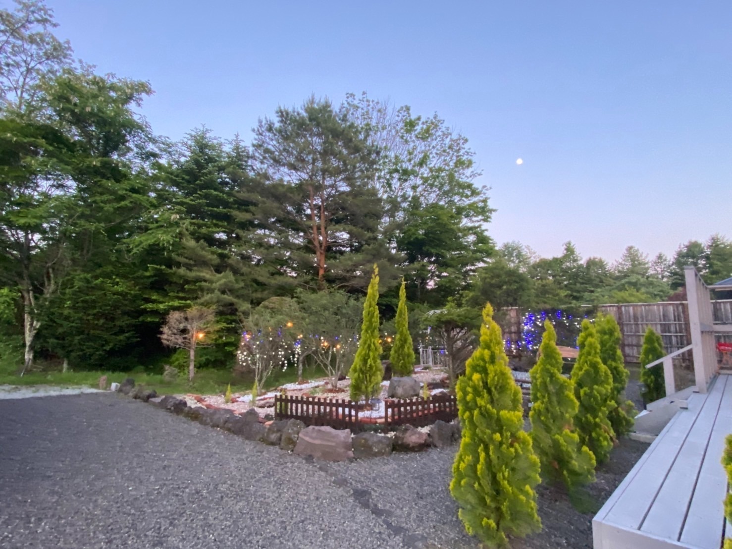 星空も綺麗ですね