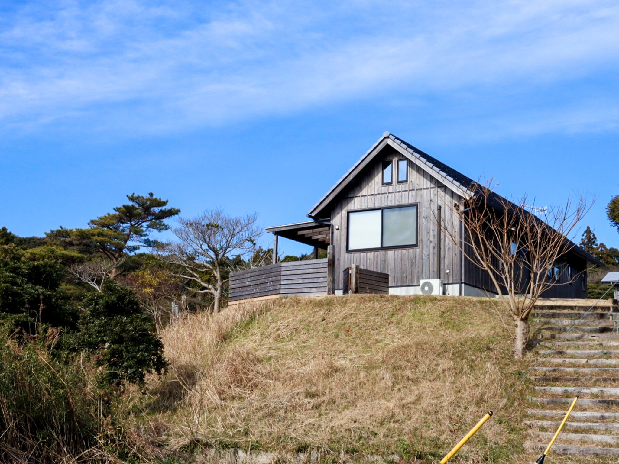プライベートオートキャンプに最適地（ログ小屋3LDK付）