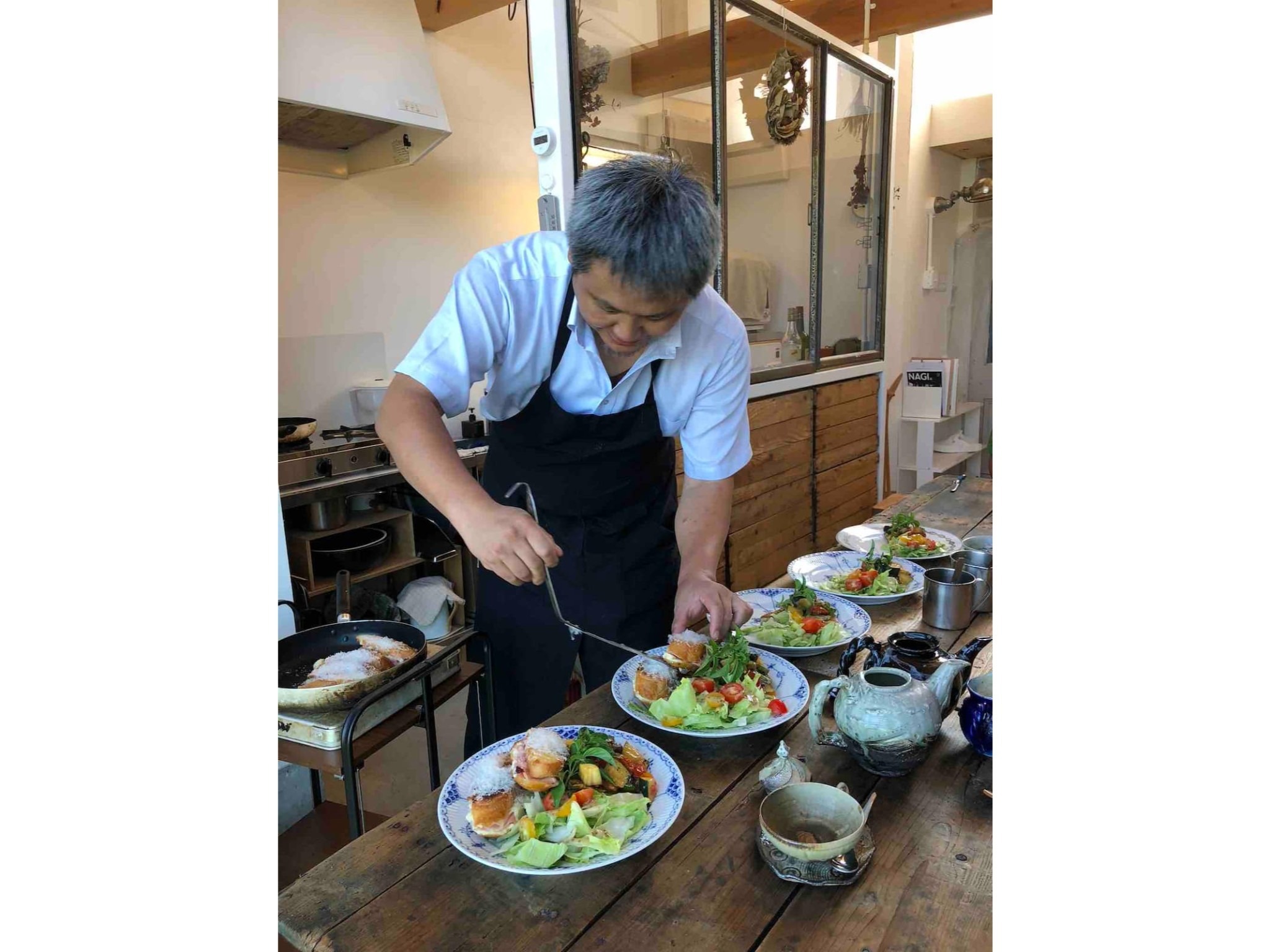 レストランRyuシェフの朝食サービス