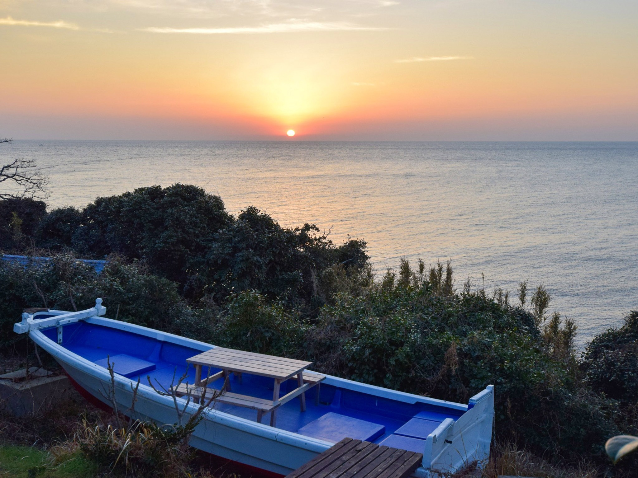 ・【景観】昇る朝陽を独り占めできるロケーション