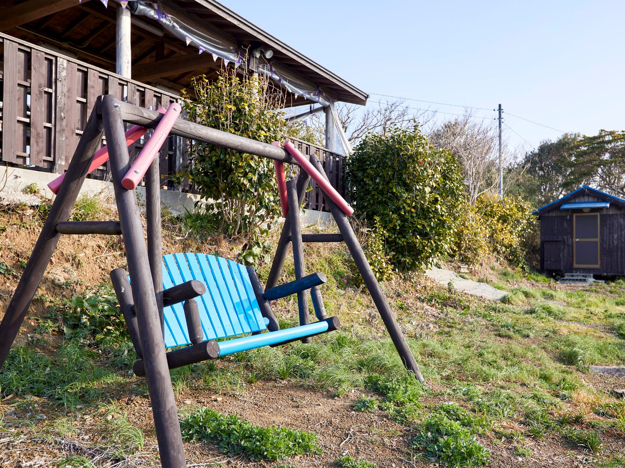 ・【景観】ブランコに揺られながら景色を満喫できます